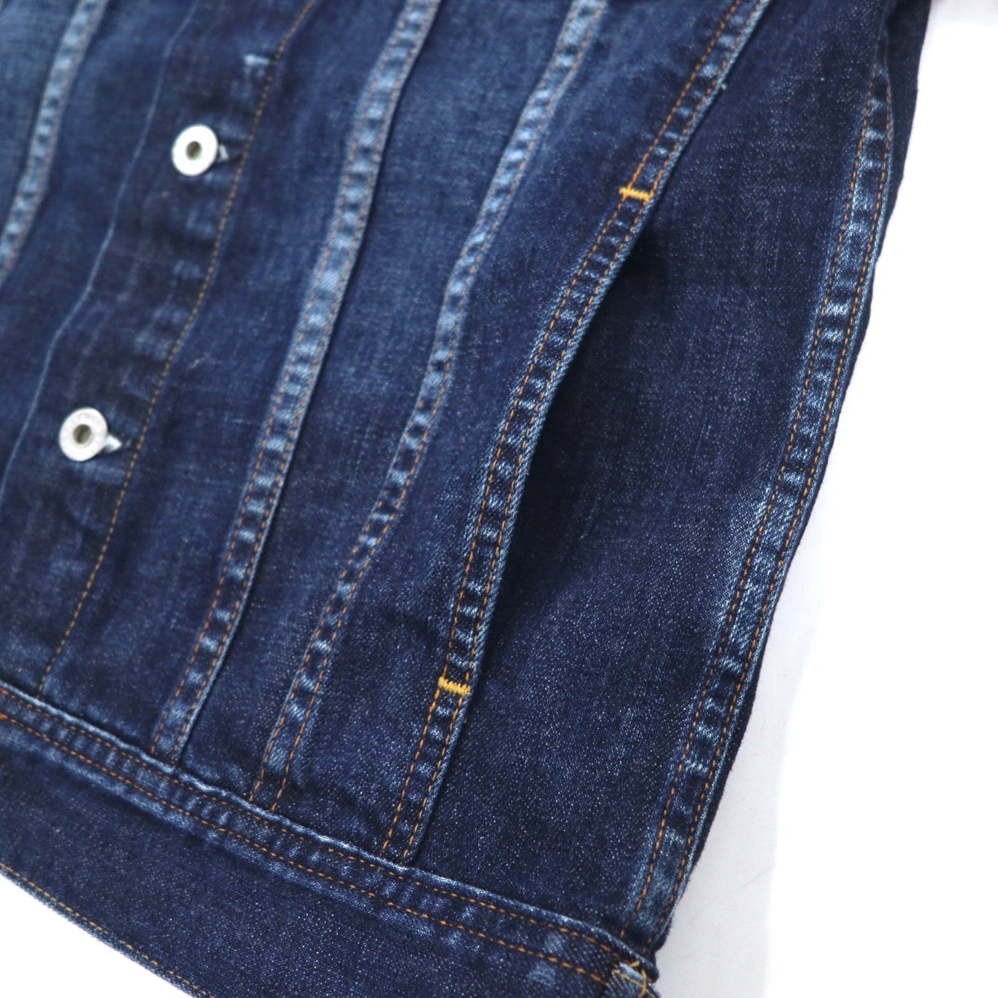 AG (ADRIANO GOLDSCHMIED) Denim Jacket, Size S, Indigo, Blue, Cotton