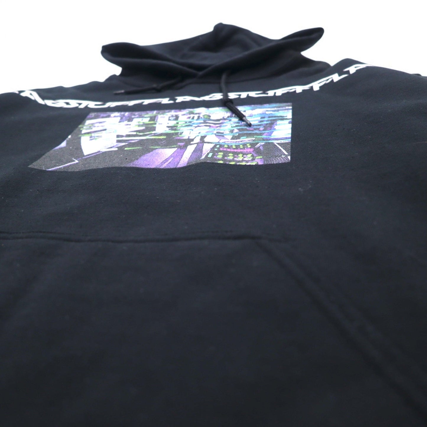 FLAGSTUFF Graphic Pullover Hoodie, Size M, Black, F-LAGSTUF-F LABO HOODIE, 19SS-FS-41