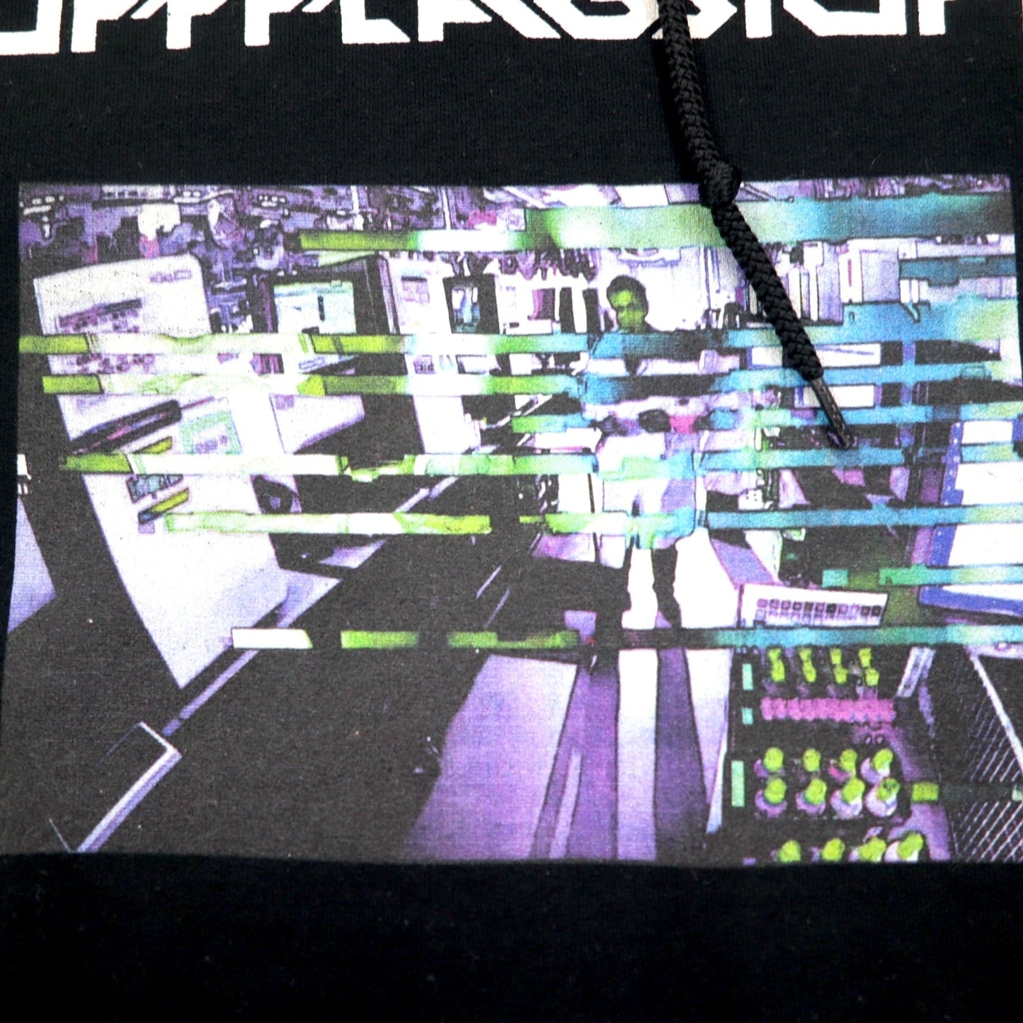FLAGSTUFF Graphic Pullover Hoodie, Size M, Black, F-LAGSTUF-F LABO HOODIE, 19SS-FS-41