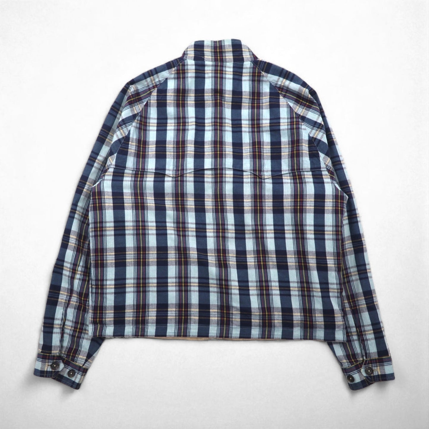 Polo Ralph Lauren 90年代 リバーシブル スウィングトップ ハリントンジャケット XL チェック スモールポニー刺繡