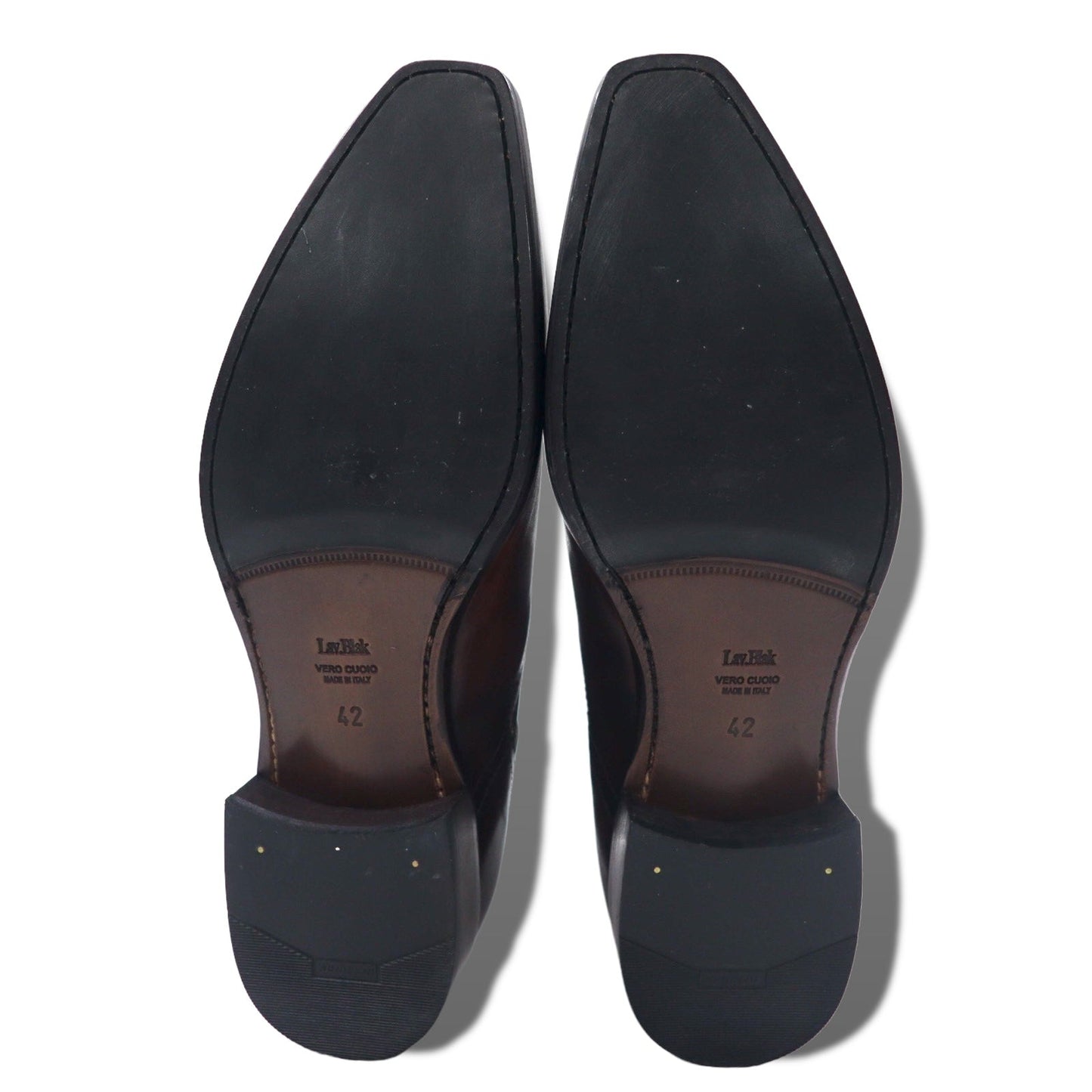 Titlo Classic (Isetan) Italian-made side-gore Chelsea boots, size 26.5cm, brown leather, Lav.blake