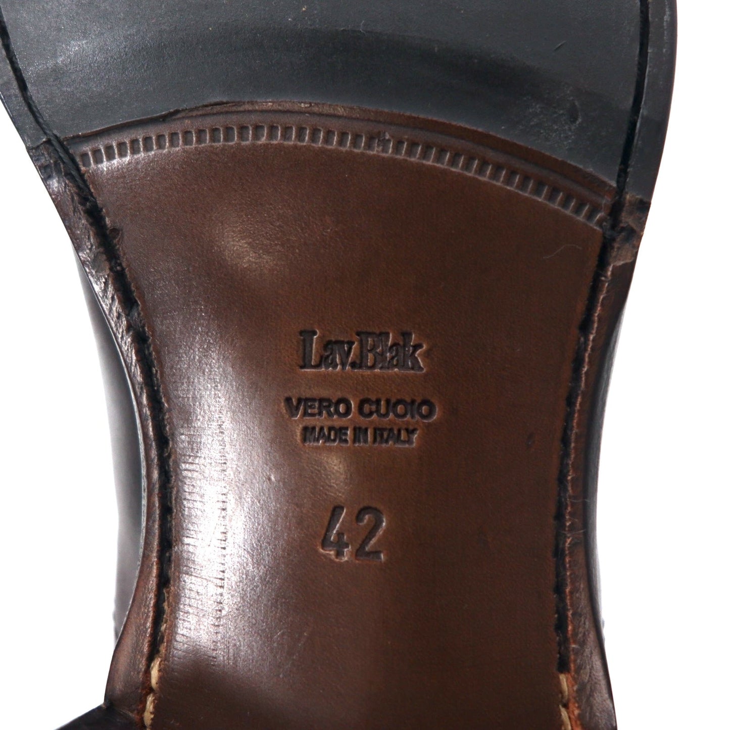 Titlo Classic (Isetan) Italian-made side-gore Chelsea boots, size 26.5cm, brown leather, Lav.blake