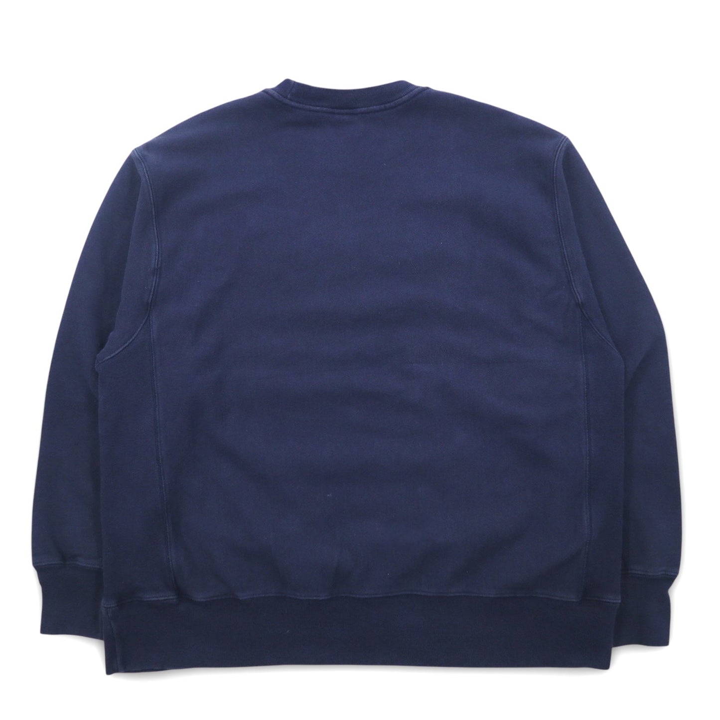 Champion Reverse Weave Script Logo Print Sweatshirt, Size 3XL, Navy, with Blue Single Tag, Reprint, Made in El Salvador