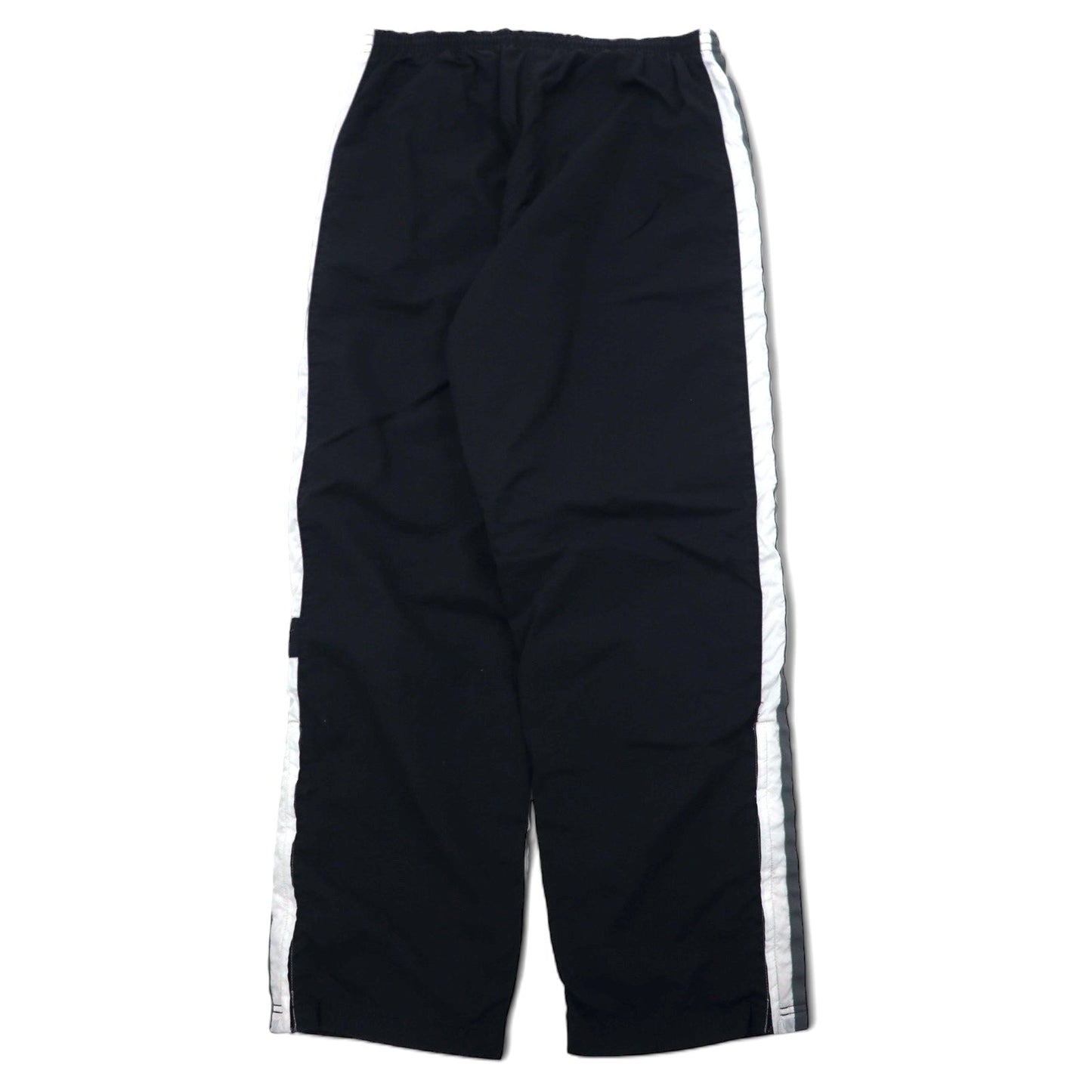 Reebok 90年代 トラックパンツ ジャージ XL ブラック ポリエステル サイドライン ベクターロゴ