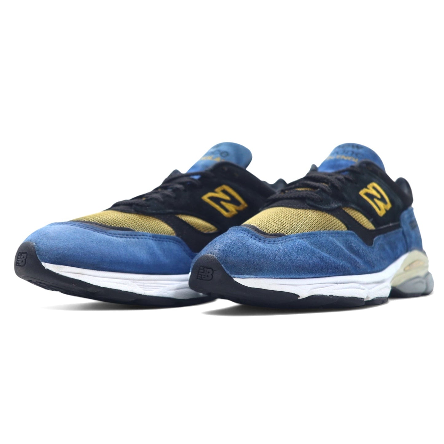 NEW BALANCE Made in England M1500 Sneakers, Size 26.5cm, Blue/Black Suede, M15009CV