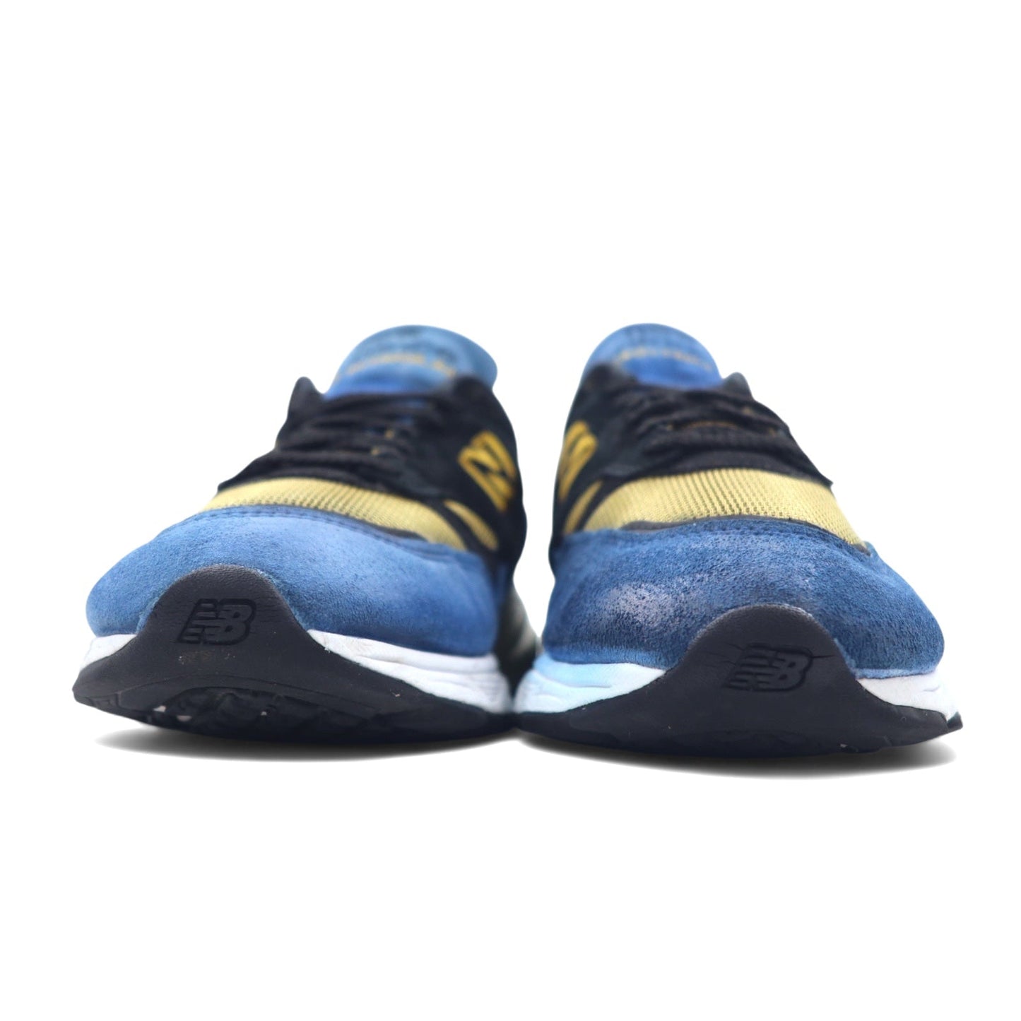 NEW BALANCE Made in England M1500 Sneakers, Size 26.5cm, Blue/Black Suede, M15009CV