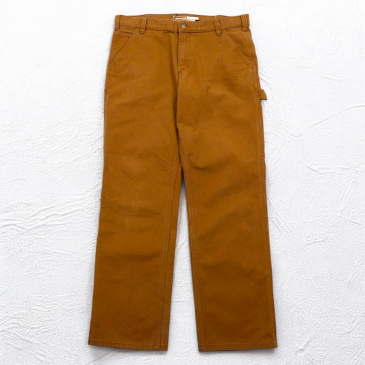 Carhartt Utility Work Pants, Painter Pants, Size L, Beige Duck Fabric, Relaxed Fit, BN3279-M