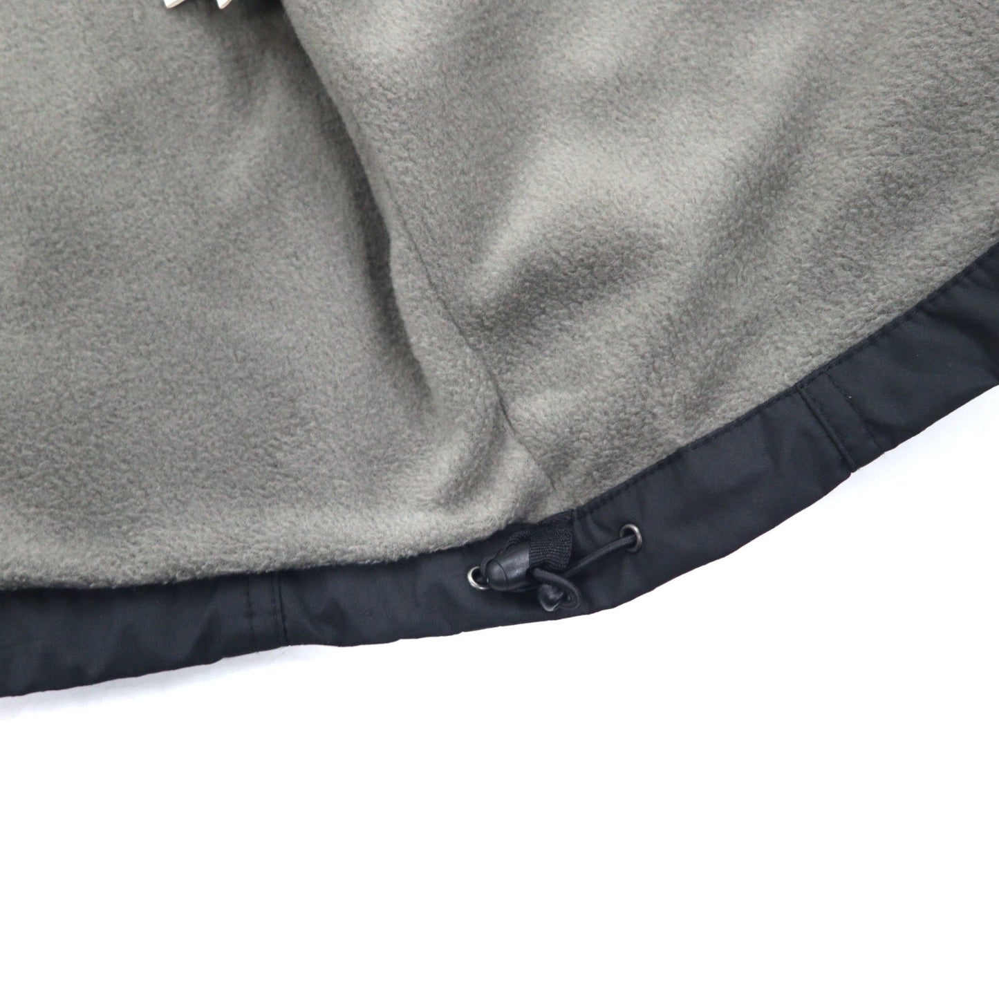 FIRST DOWN Nylon Jacket, Size M, Black, Polyester, Fleece Lining, Drawcord