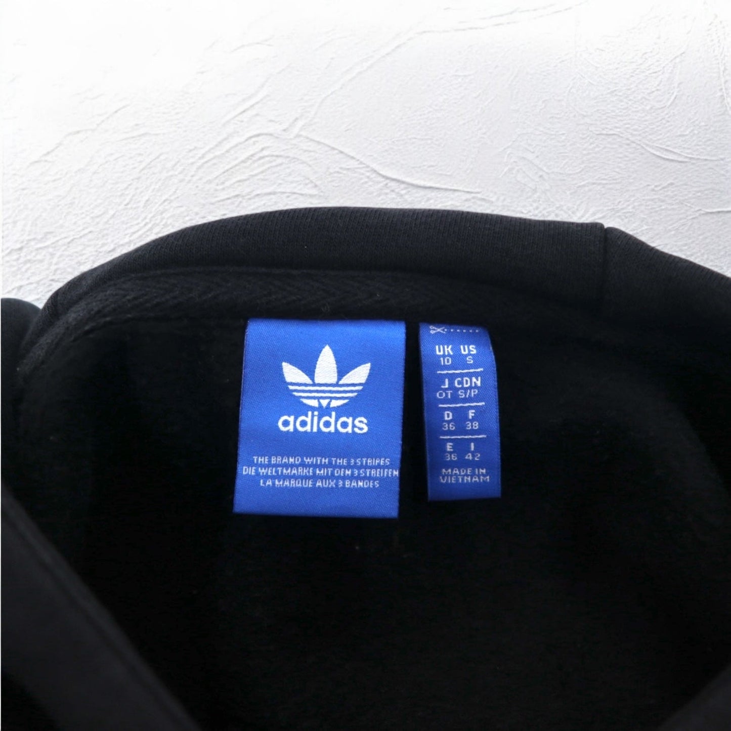 adidas Originals Trefoil Logo Print Hoodie, Size XL, Black, Fleece-Lined, AY6630