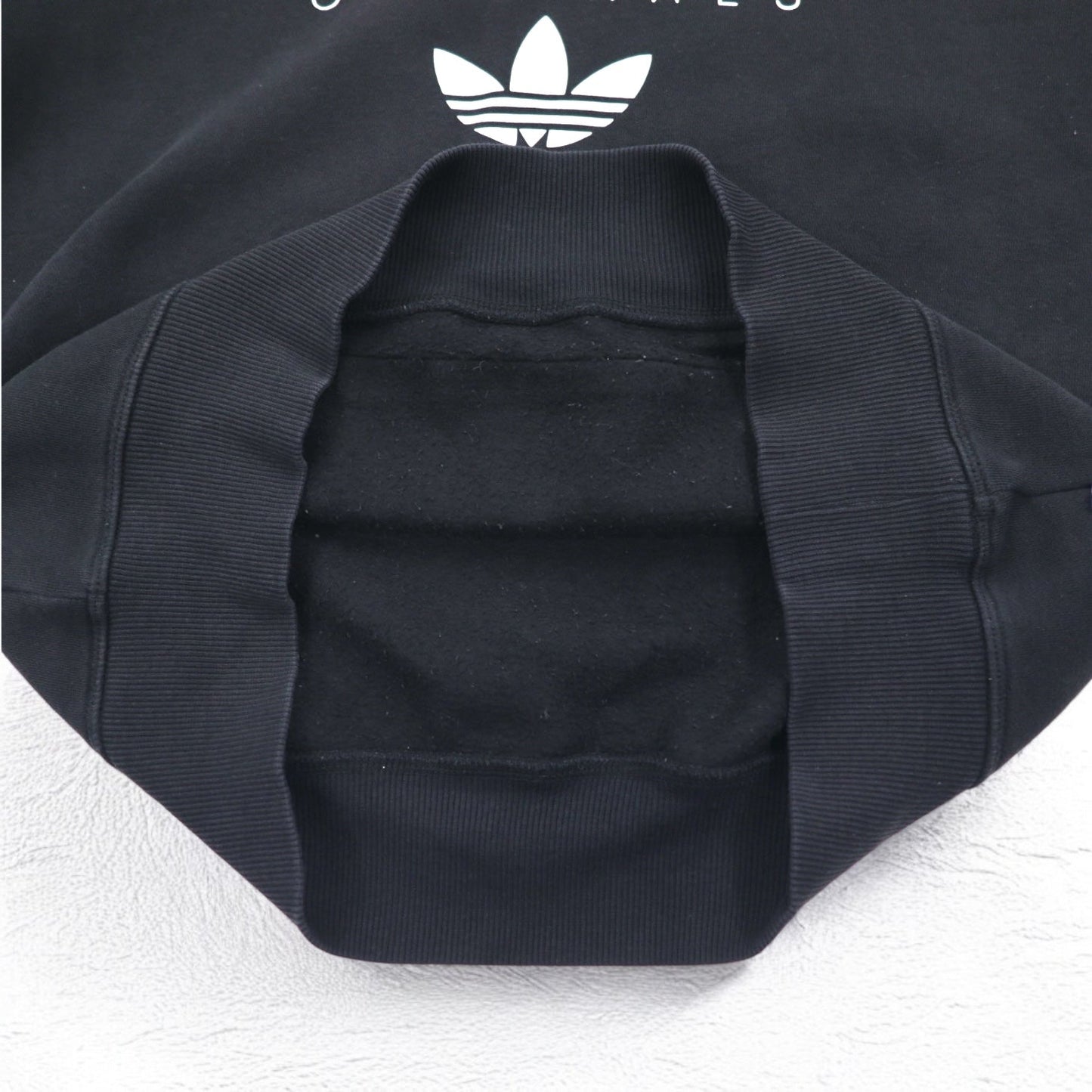adidas Originals Trefoil Logo Print Hoodie, Size XL, Black, Fleece-Lined, AY6630