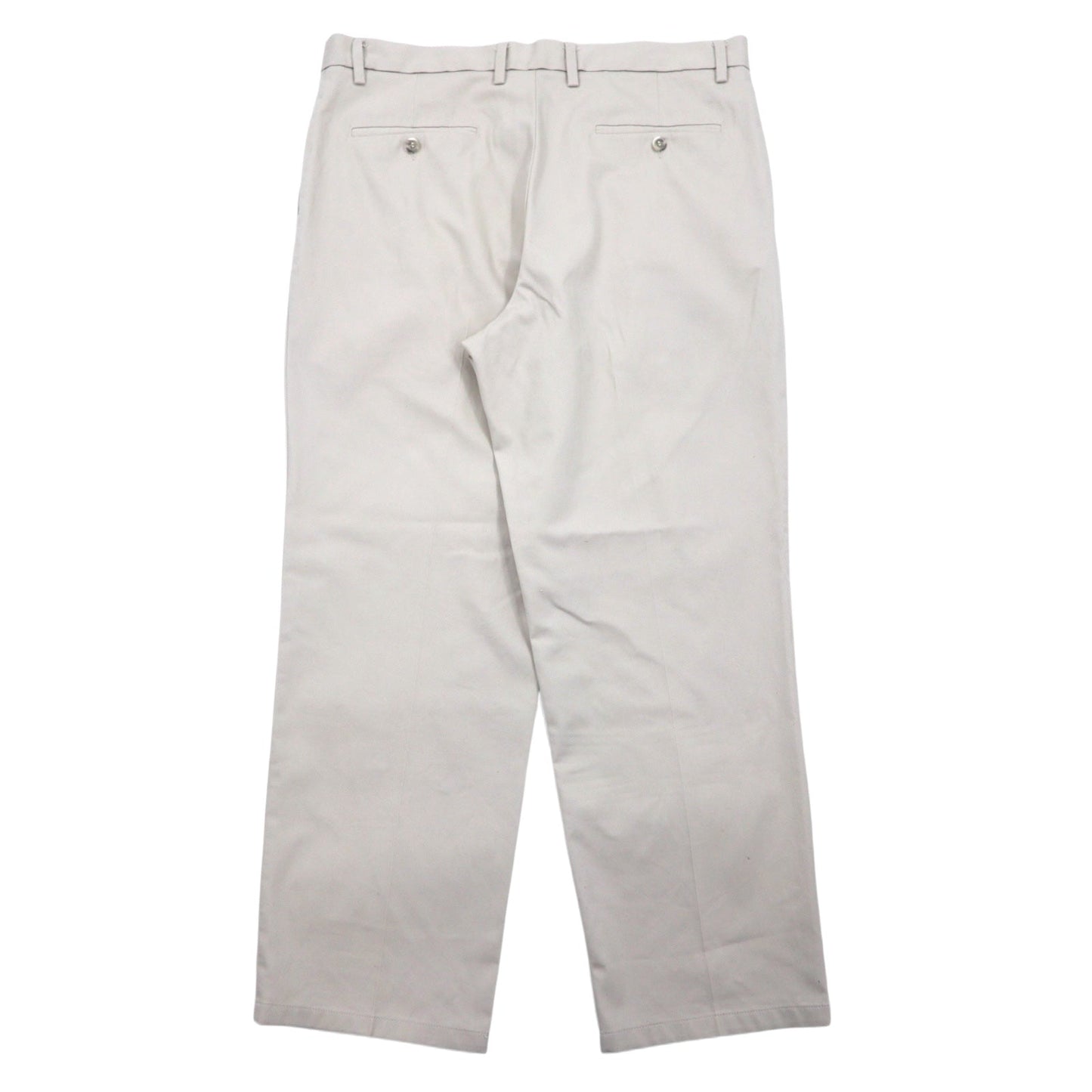 DOCKERS ( Levi's ) タック ワイド チノパンツ 36 ベージュ コットン CLASSIC FIT センタープレス