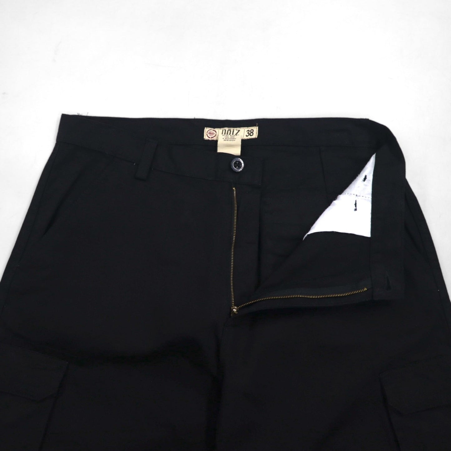 90年代 NOIZ バギー カーゴ ショートパンツ ハーフパンツ XL ブラック コットン PREMIUM JEANS 膝下丈