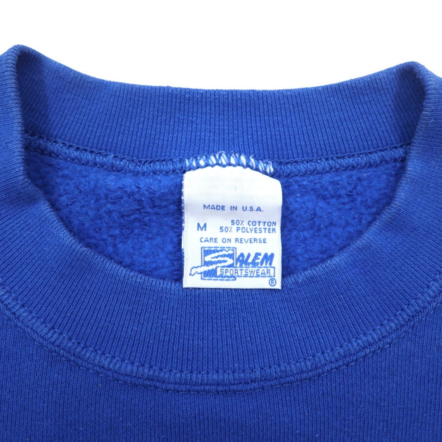 Made in USA, 90s Salem Sportswear Print Sweatshirt, Medium, Blue, Kentucky, Fleece-Lined