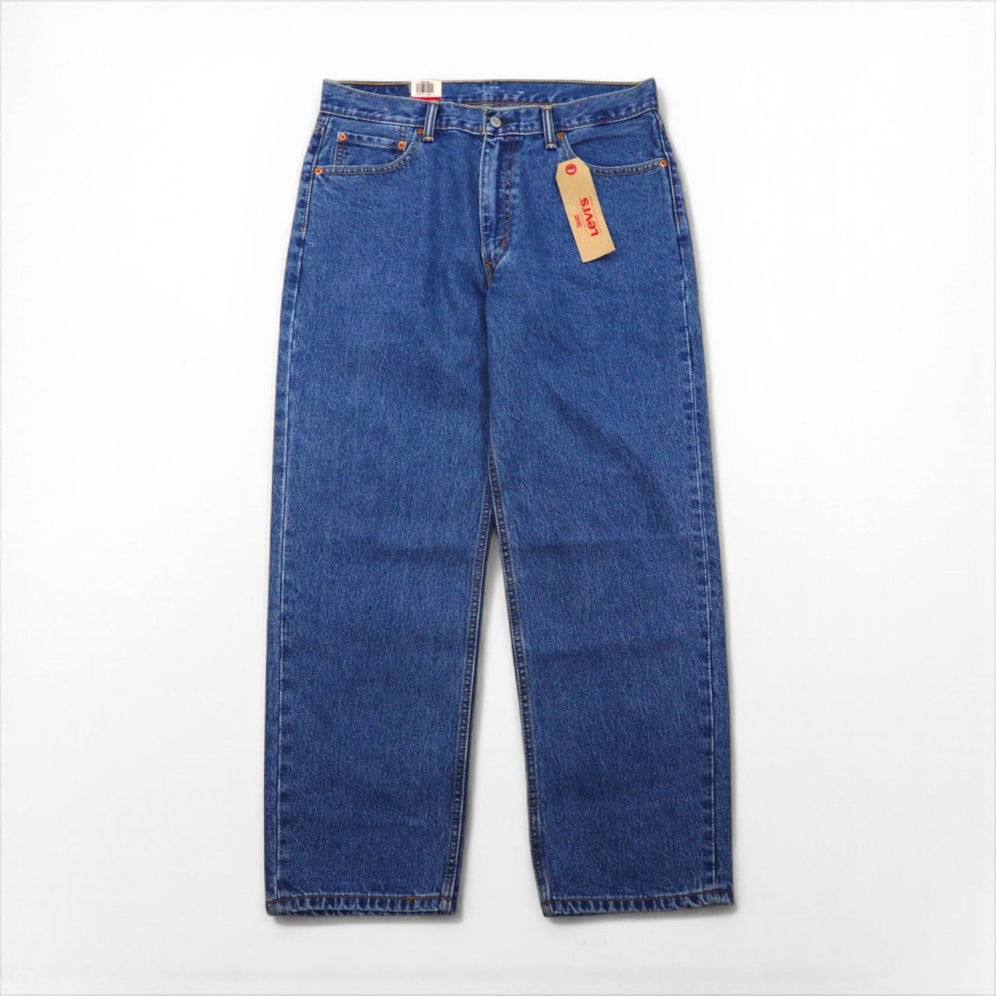 Levi's 550 バギー リラックスフィット デニムパンツ ジーンズ L インディゴ RELAXED FIT JEANS MEDIUM STONEWASH 00550-4891 未使用品