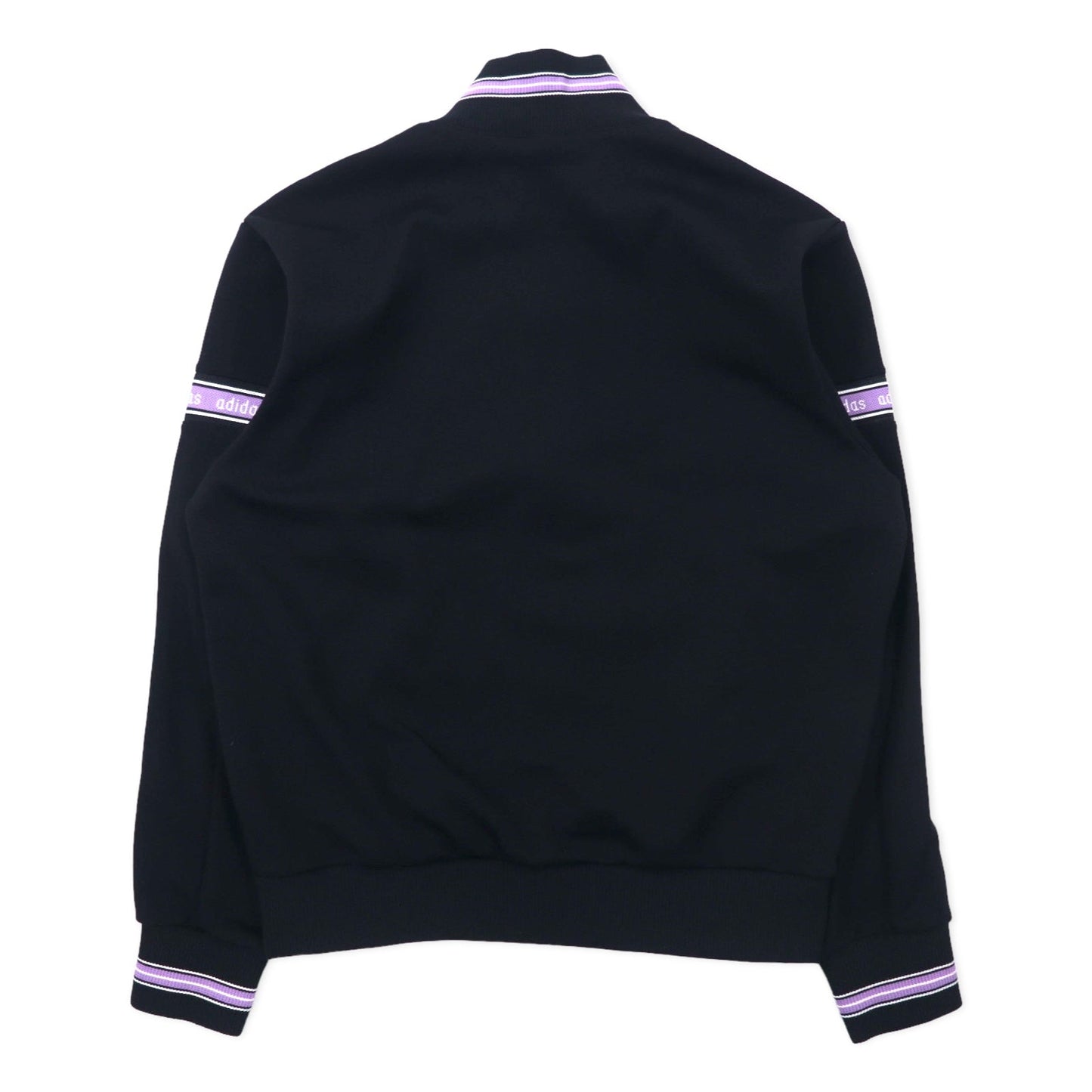 adidas 90s Descente Track Jacket, Size M, Black, Polyester, Trefoil Logo, Made in Japan