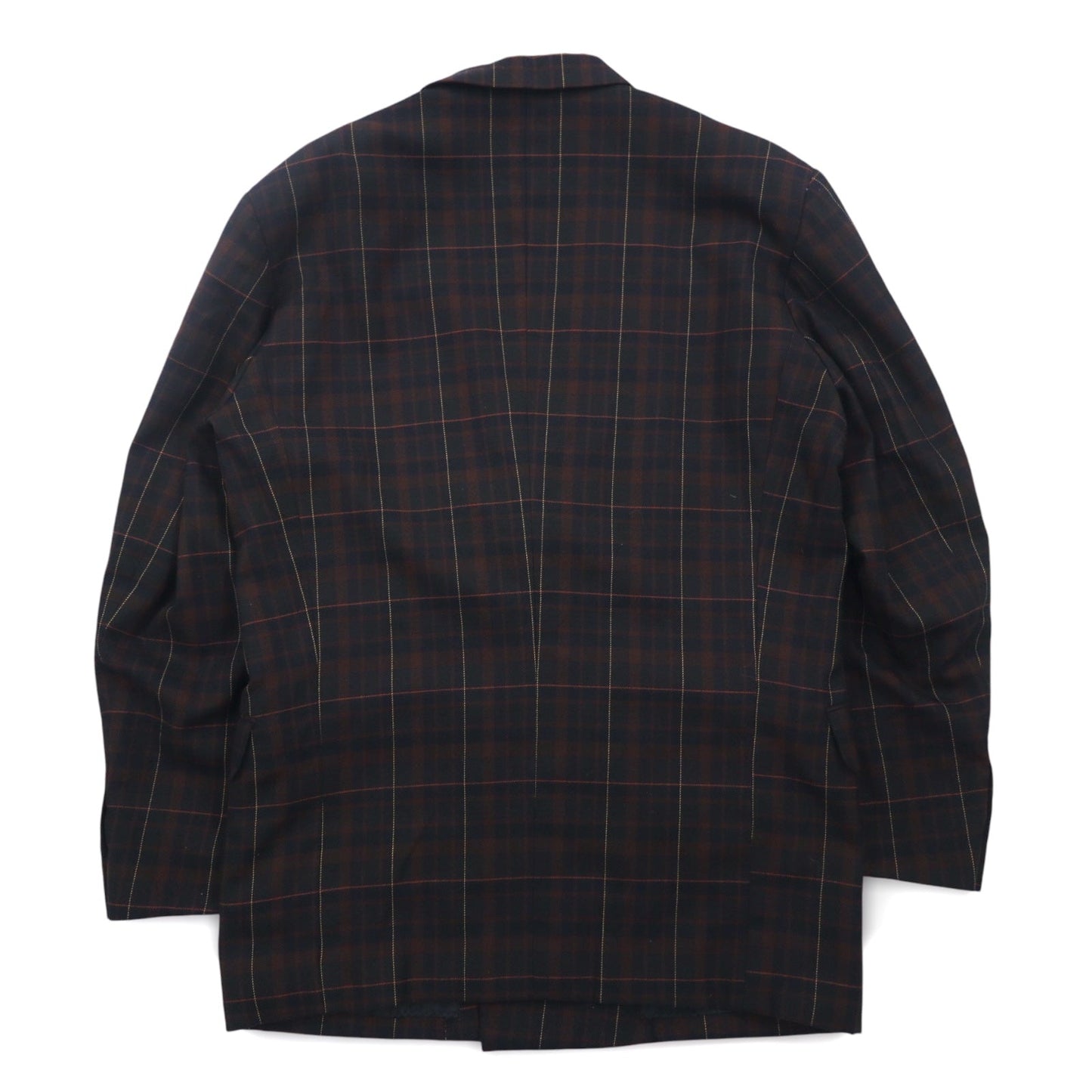Vintage 90s Japan Made Double-Breasted Blazer ダブルブレステッド テーラードジャケット ブレザー L チェック