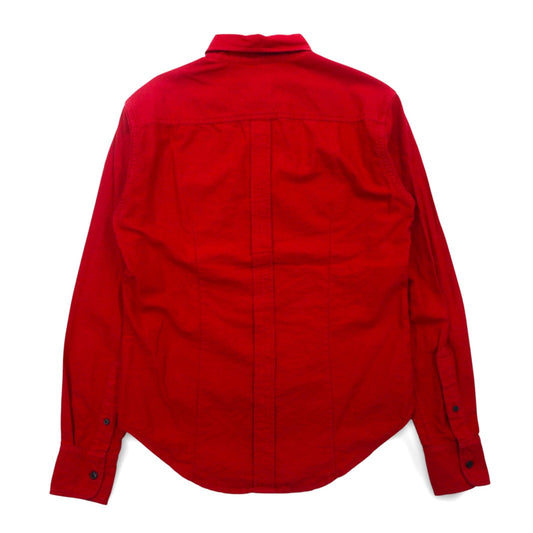 BAND OF OUTSIDERS USA製 ボタンダウン シャツ S レッド コットン