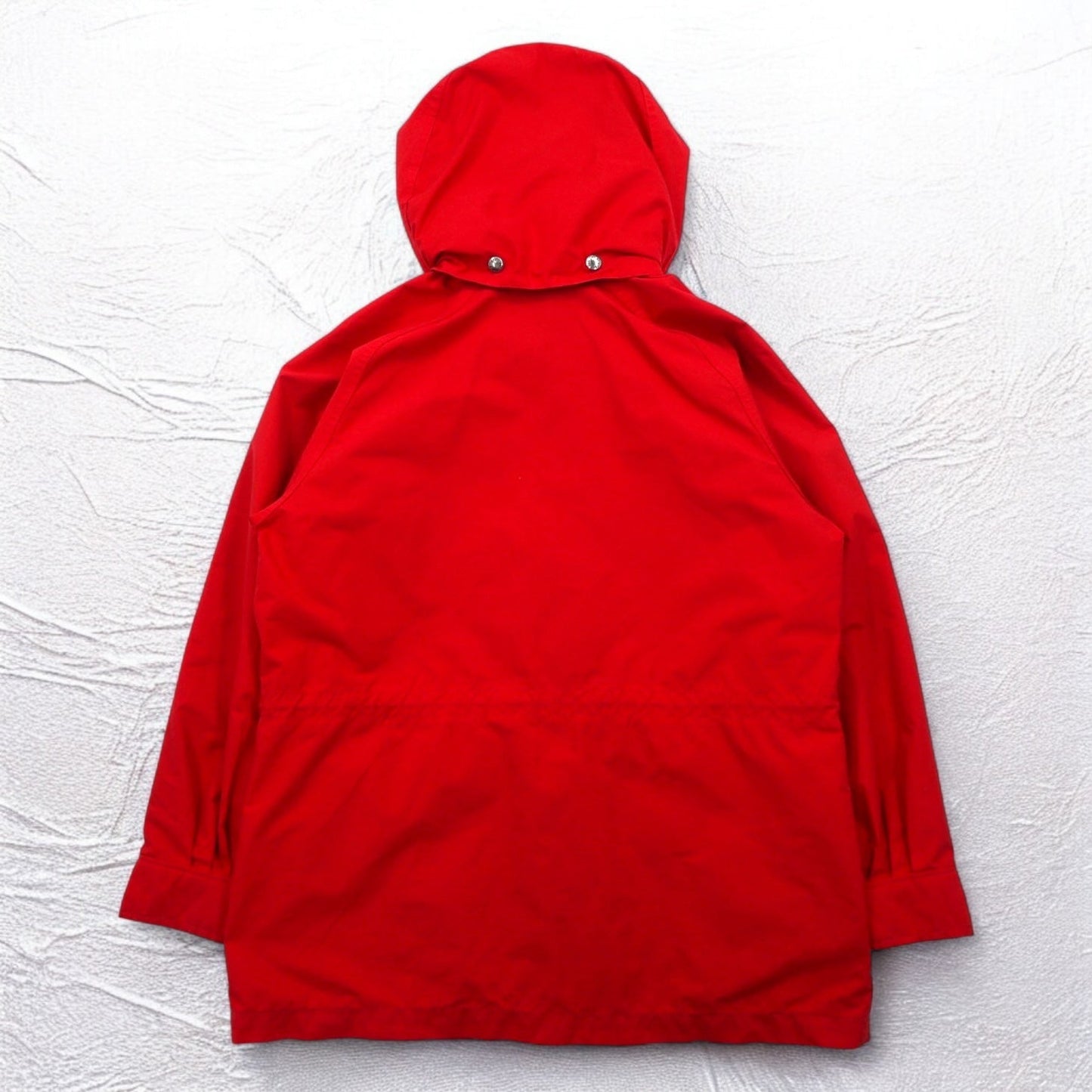THE NORTH FACE 90s USA Made GORE-TEX Mountain Parka, Size L, Red, Waterproof, Drawcord, Detachable Hood, Red Tag