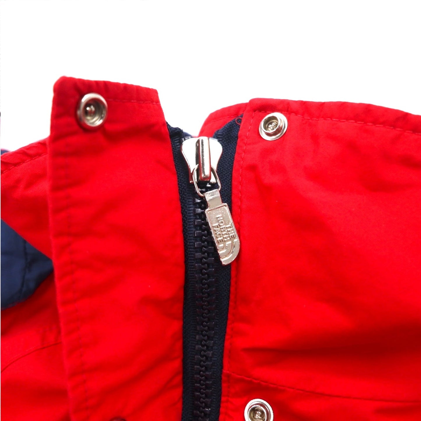THE NORTH FACE 90s USA Made GORE-TEX Mountain Parka, Size L, Red, Waterproof, Drawcord, Detachable Hood, Red Tag