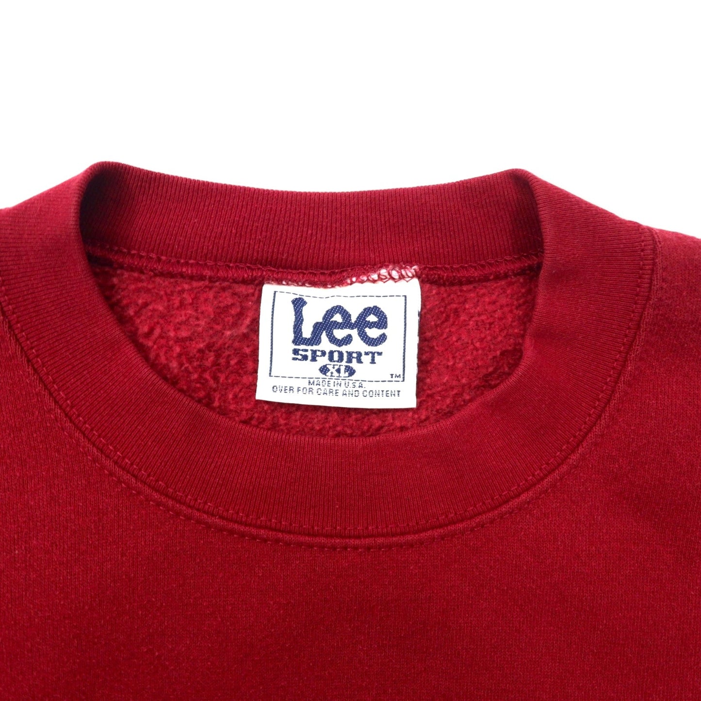 Lee SPORT USA 90s NHL Embroidered Sweatshirt, XL, Red Cotton, COLORADO AVALANCHE, Oversized