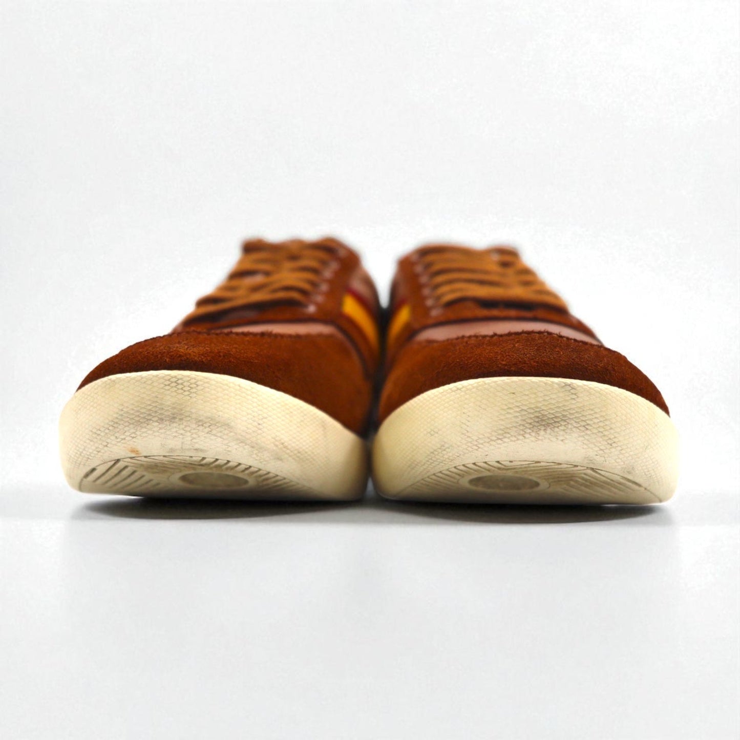 Polo by Ralph Lauren カミロ CAMILO Ⅱ トレーナーシューズ スニーカー 27cm ブラウン レザー 14557