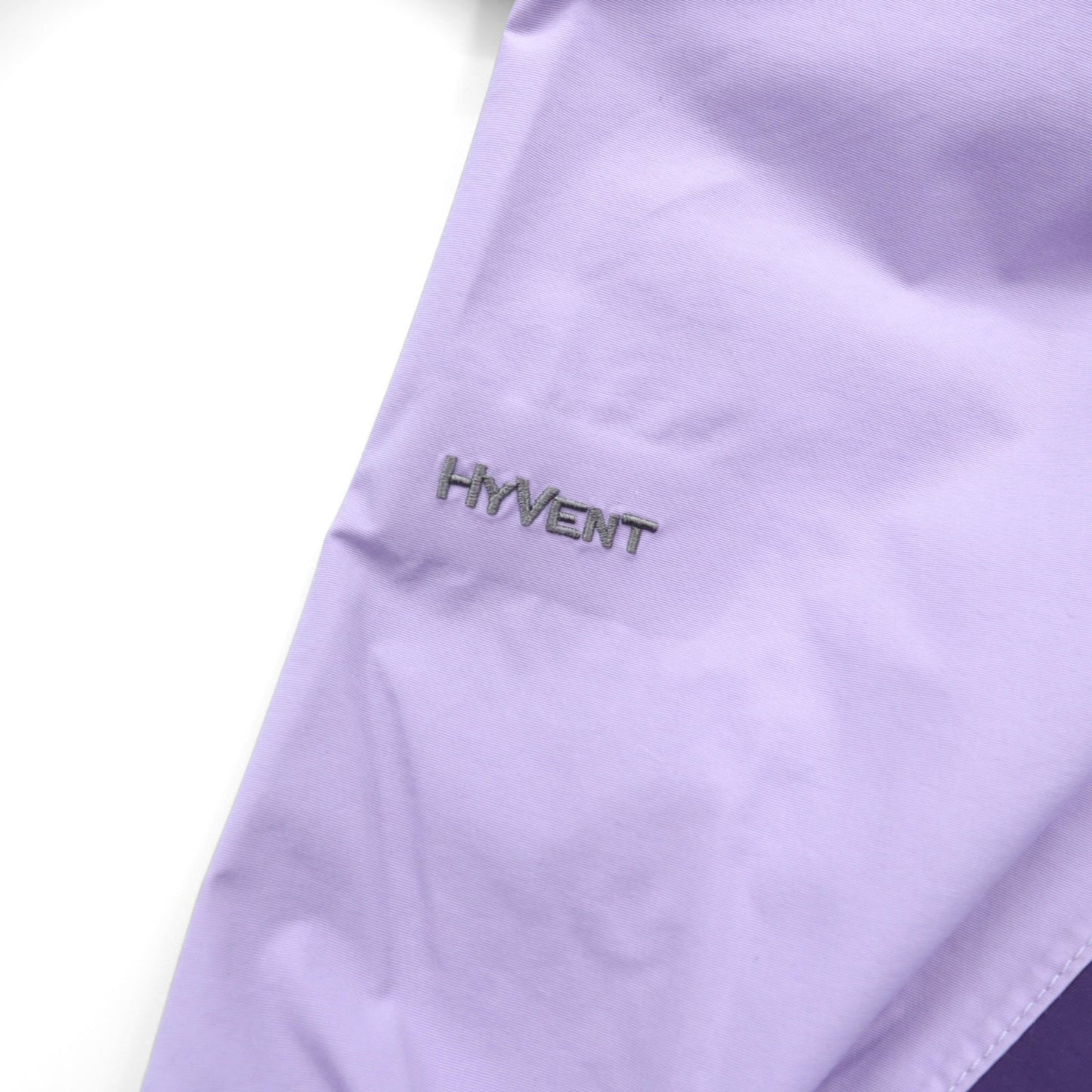 THE NORTH FACE Waterproof HYVENT Mountain Parka, Large, Purple, with Drawcord, Double Zip, and Zip-in-Zip