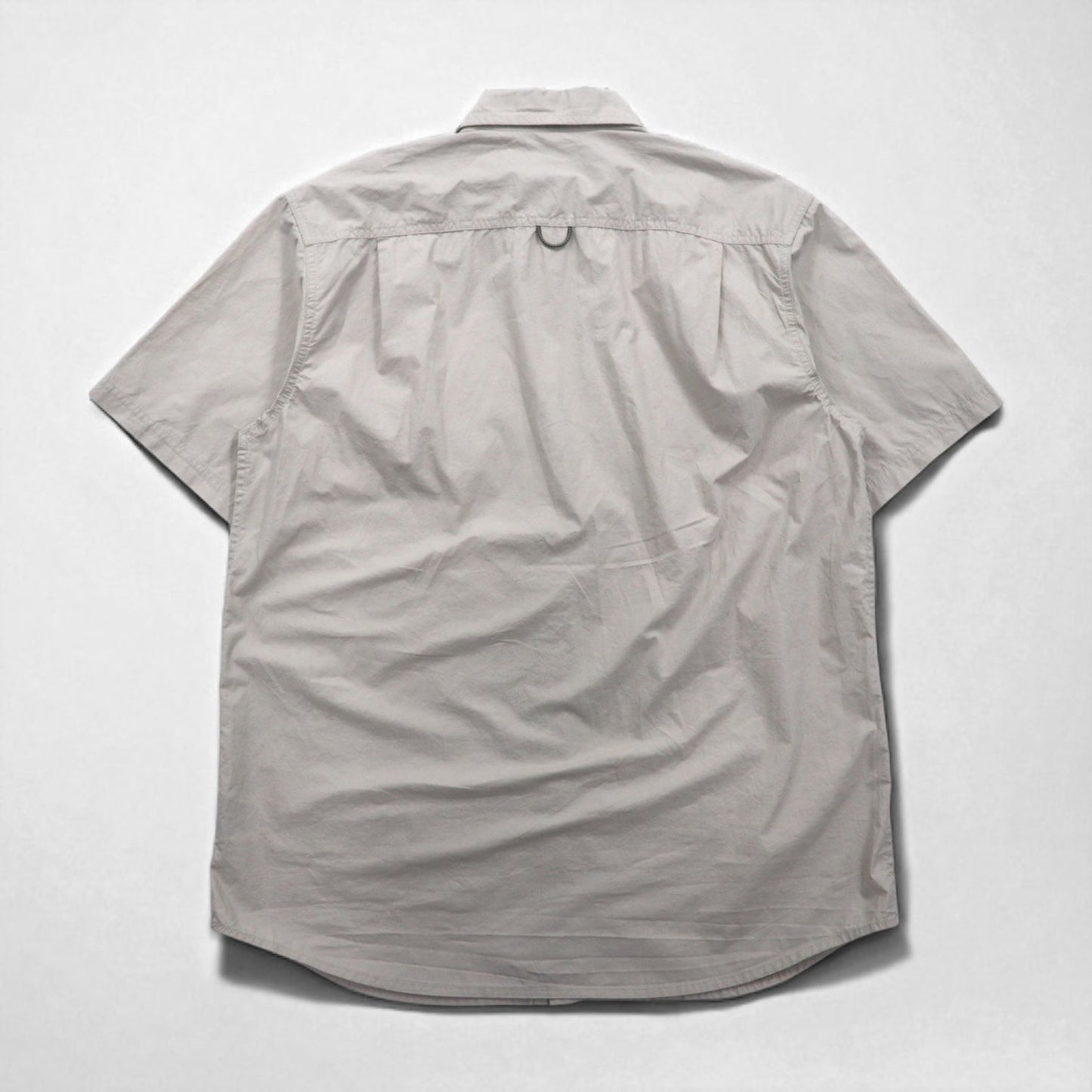 Columbia Marquam Trail Short-Sleeve Button-Down Fishing Shirt, Size M, Beige, Polyester, AM7240, Made in Sri Lanka, Unused