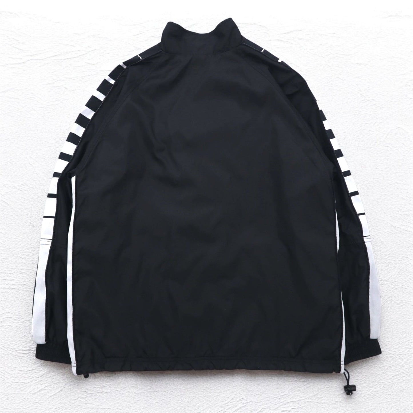 adidas TEAM 90年代 ナイロンジャケット トラックジャケット ジャージ XL サイドライン メッシュライナー