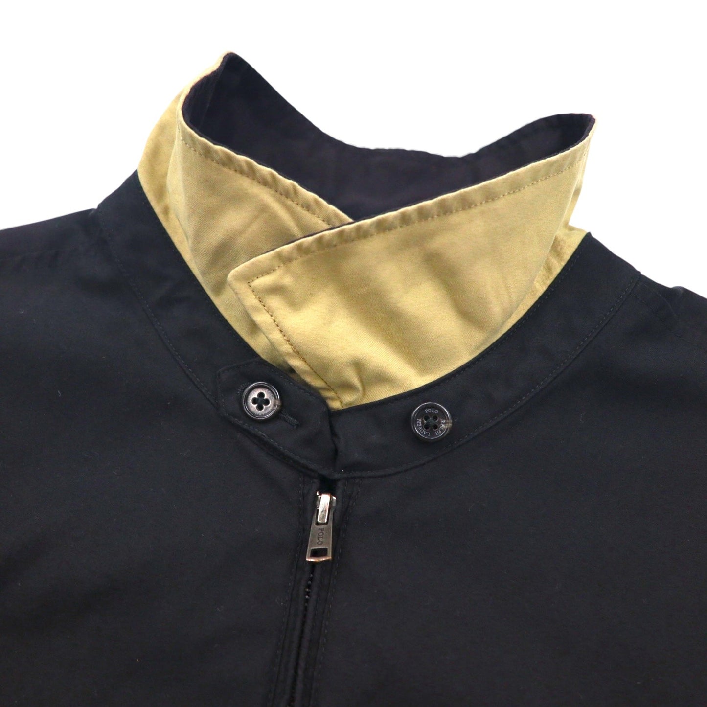 Polo Ralph Lauren スウィングトップ ハリントンジャケット 2XL ブラック チンストラップ スモールポニー刺繡