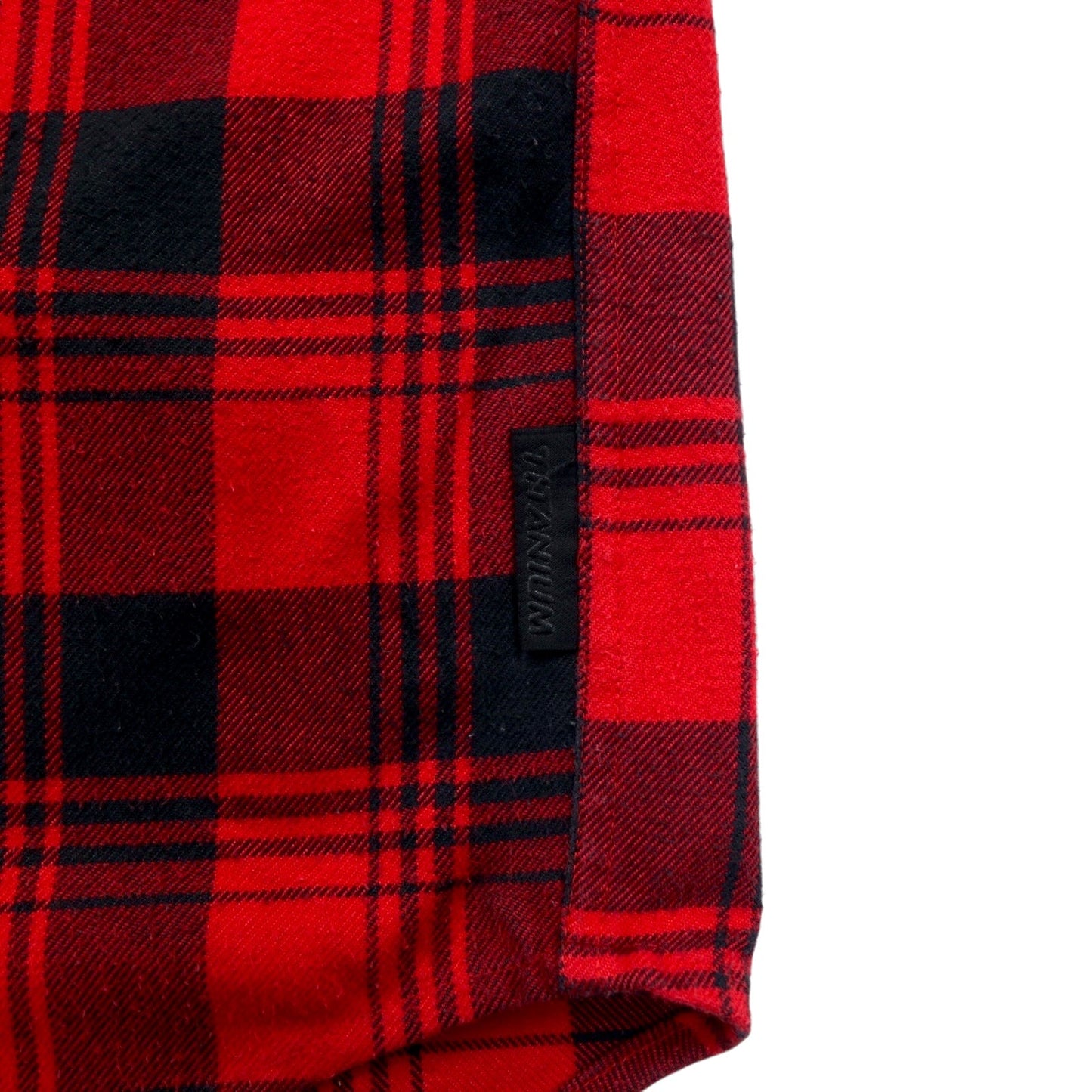 Columbia Titanium Flannel Work Shirt, Size M, Red, Black, Cotton