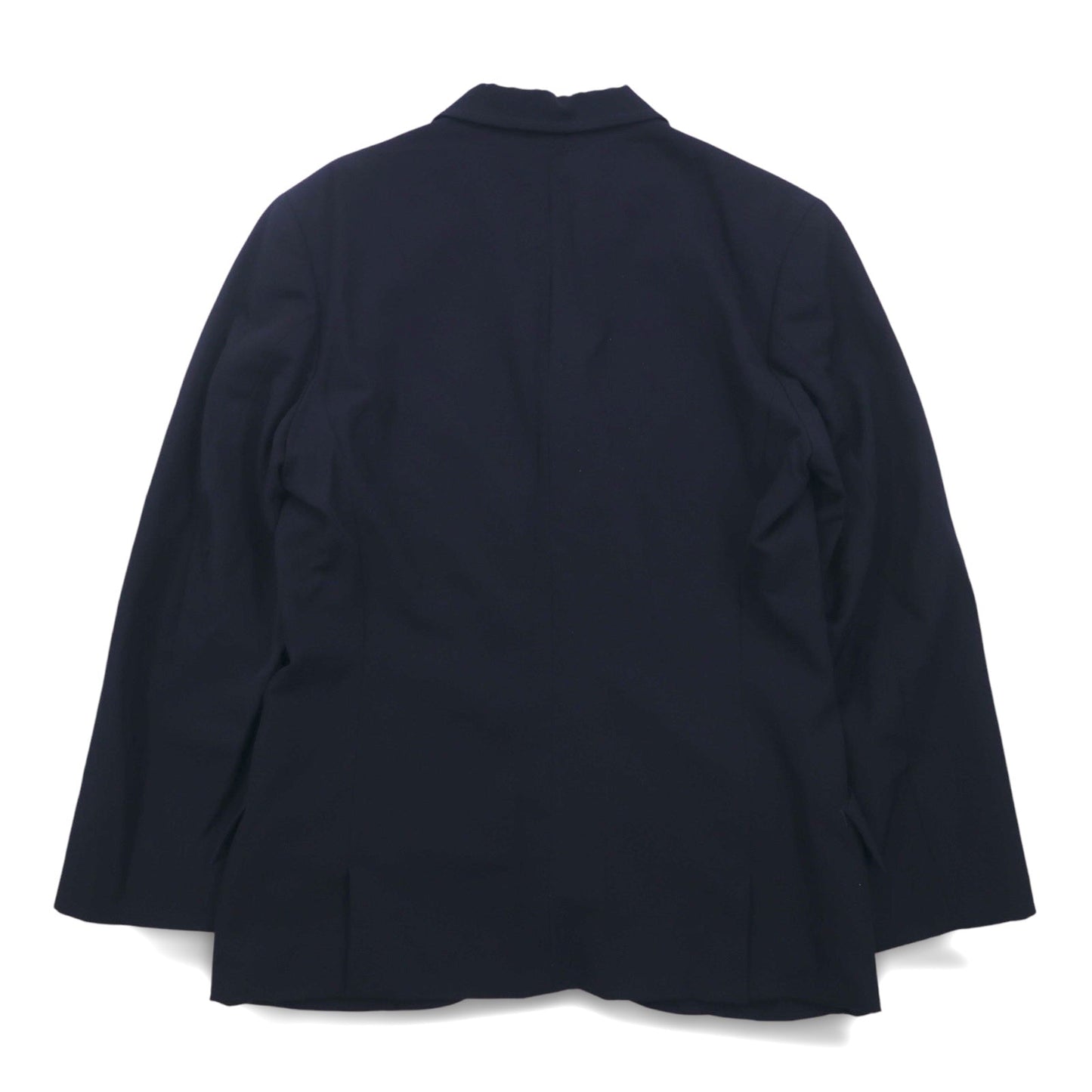 Y's 90s Double-Breasted Tailored Jacket/Blazer, Navy Gabardine, Size S, YT-J06_100, Made in Japan