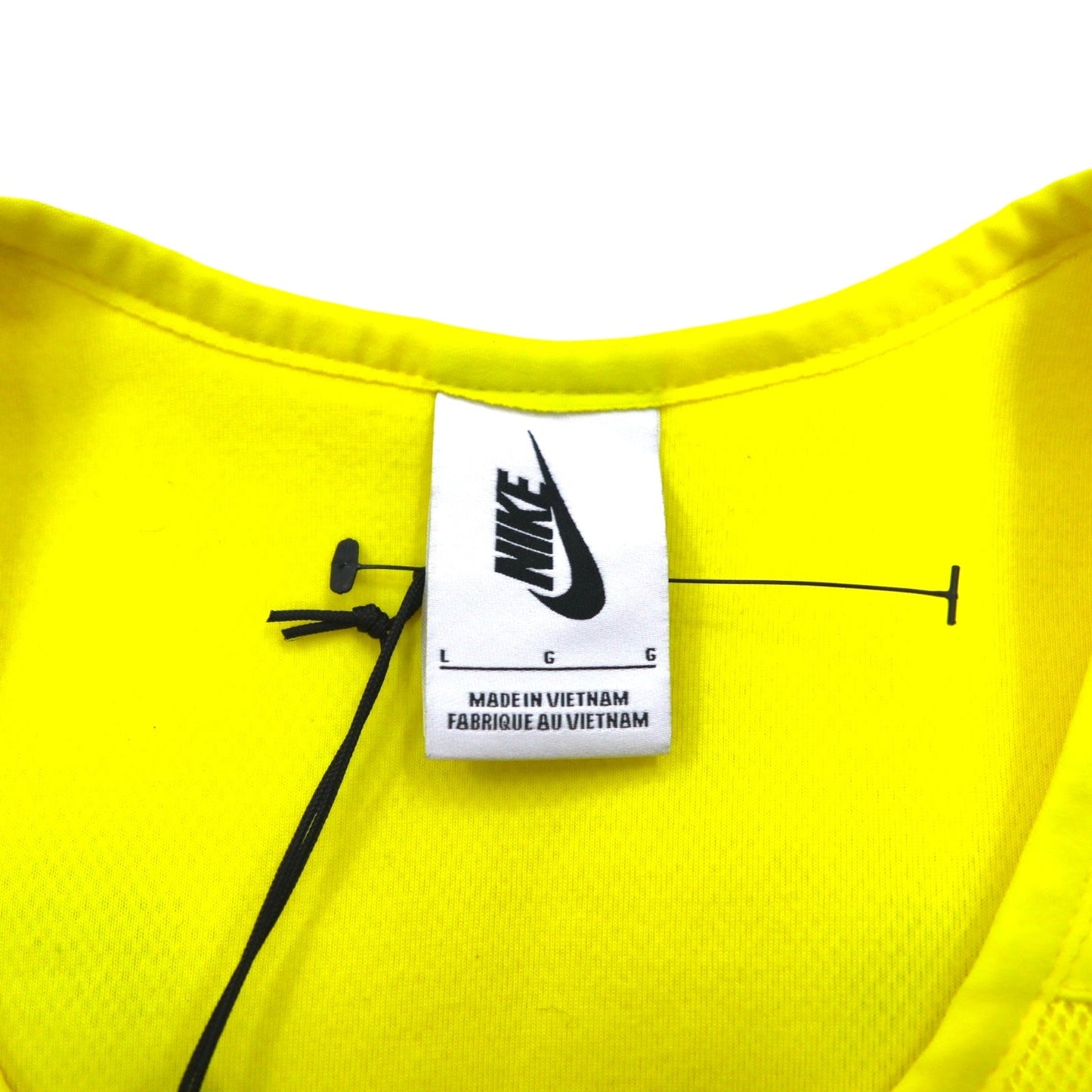 OFF-WHITE × NIKE ユーティリティーベスト L イエロー ポリエステル メッシュ BV8054-731 未使用品