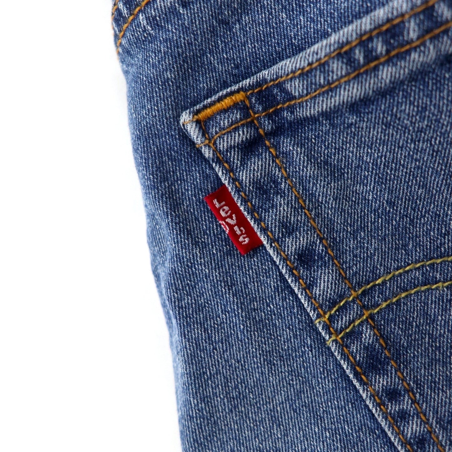 Levi's 511 スリムフィット サイドライン カットオフ デニムパンツ 29 ブルー コットン ジッパーフライ 04511-3327