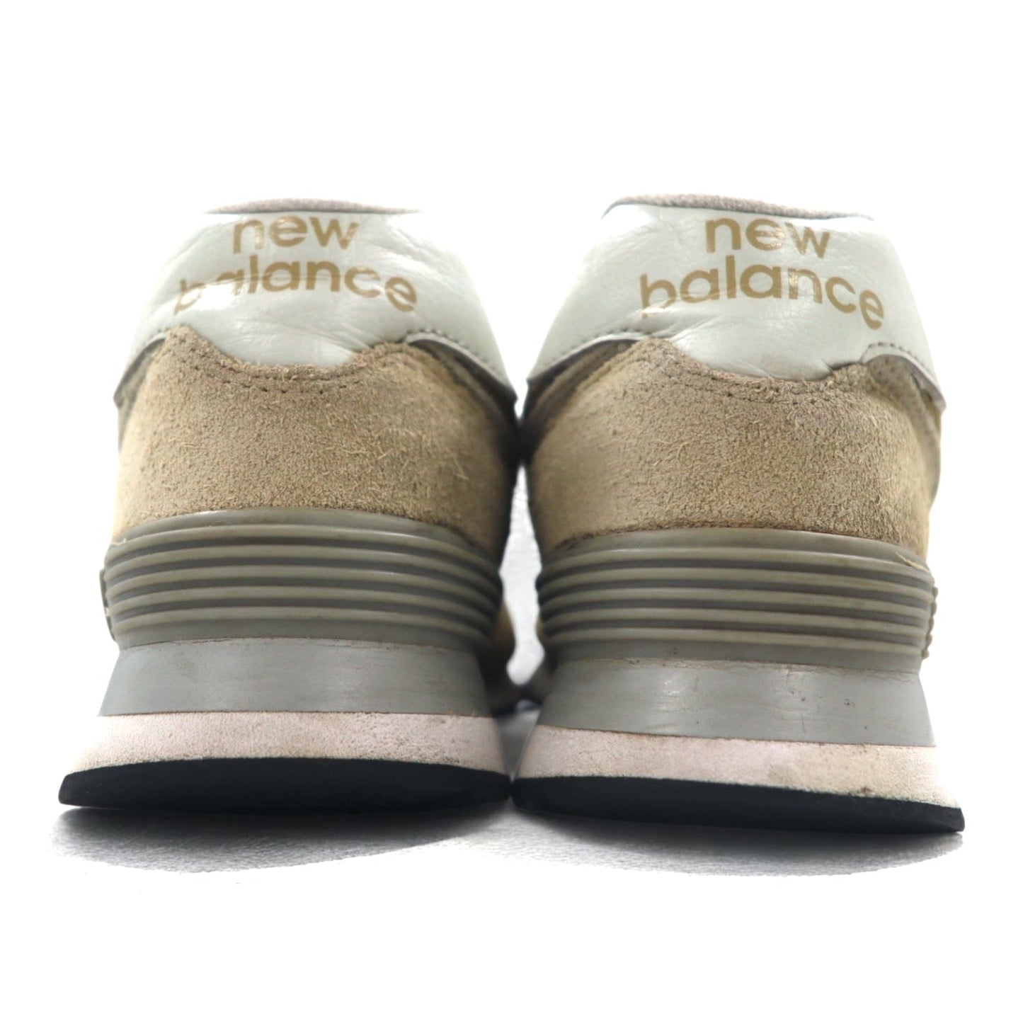 New Balance 574 Sneakers, Size 26.5cm, Beige Suede, ML574EBE