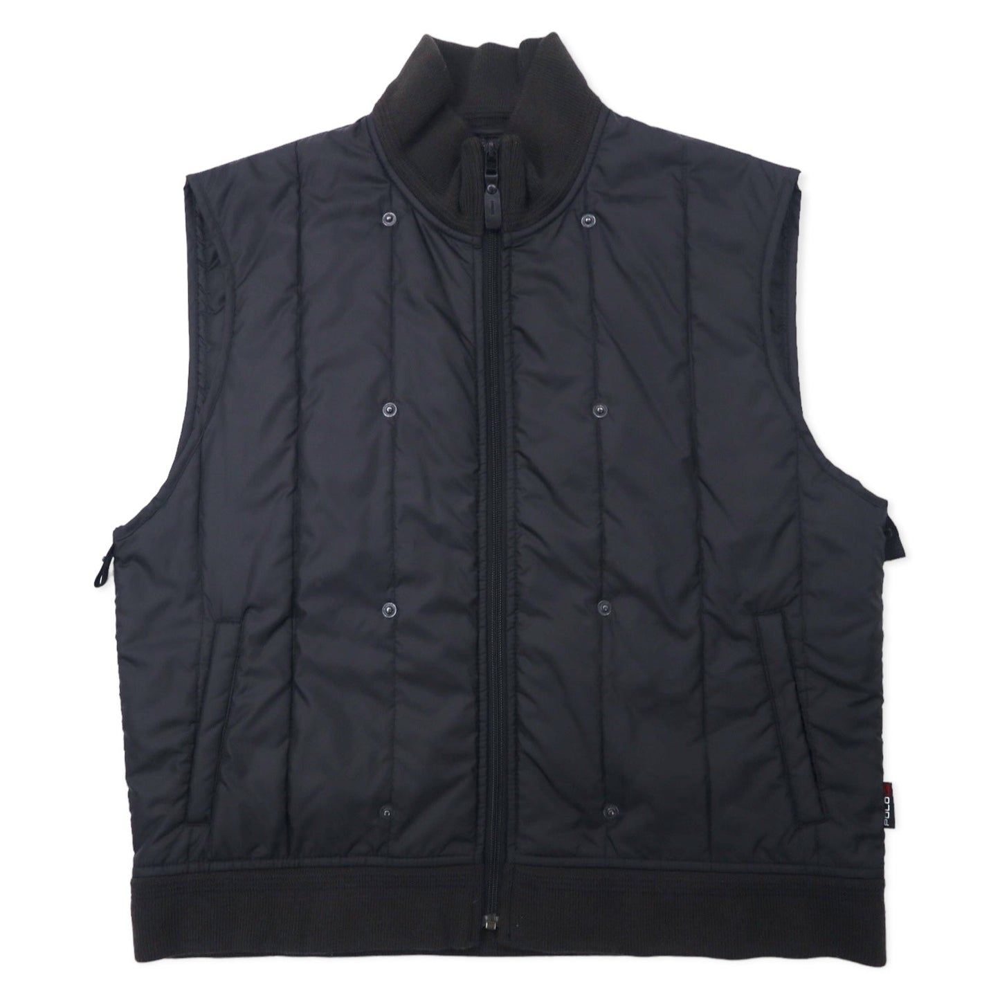 Polo by Ralph Lauren 3WAY ダウンジャケット 中綿 L ブラック ポリエステル キルティングライナー着脱式 パーカー着脱式 TROOPER JACKET