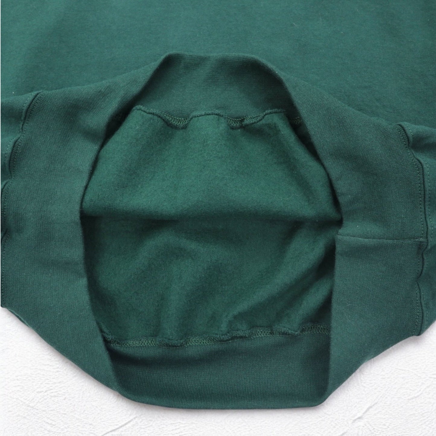 PORT & COMPANY College Print Sweatshirt, Size XL, Green, Fleece-Lined, Arch Logo, MARINER, Made in Honduras