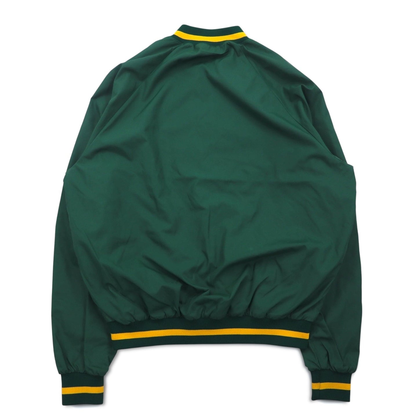 Made in USA 90s Doherty Dunne Ribline Half-Zip Nylon Jacket, Size L, Green