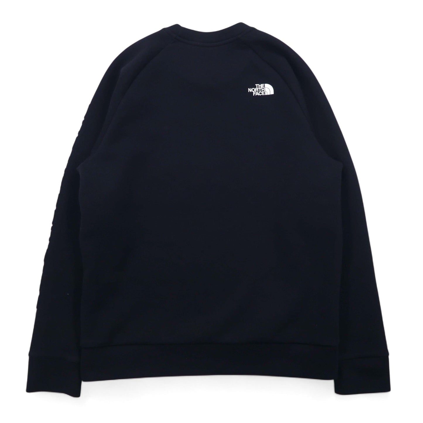 THE NORTH FACE テックエアー スウェット M ブラック ポリエステル レーヨン 袖ロゴ Tech Air Sweat Crew NT12087
