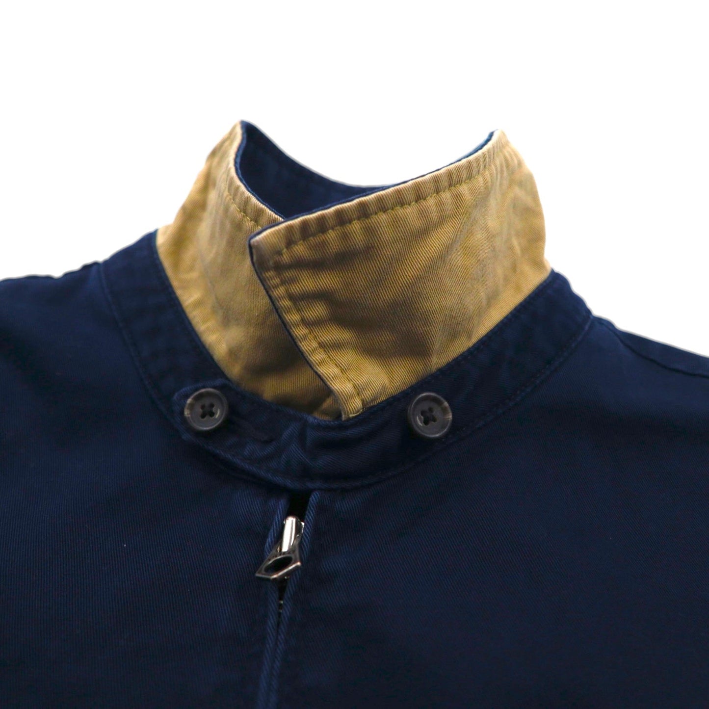 Polo Ralph Lauren 90年代 スウィングトップ ハリントンジャケット L ネイビー スモールポニー刺繡 チンストラップ