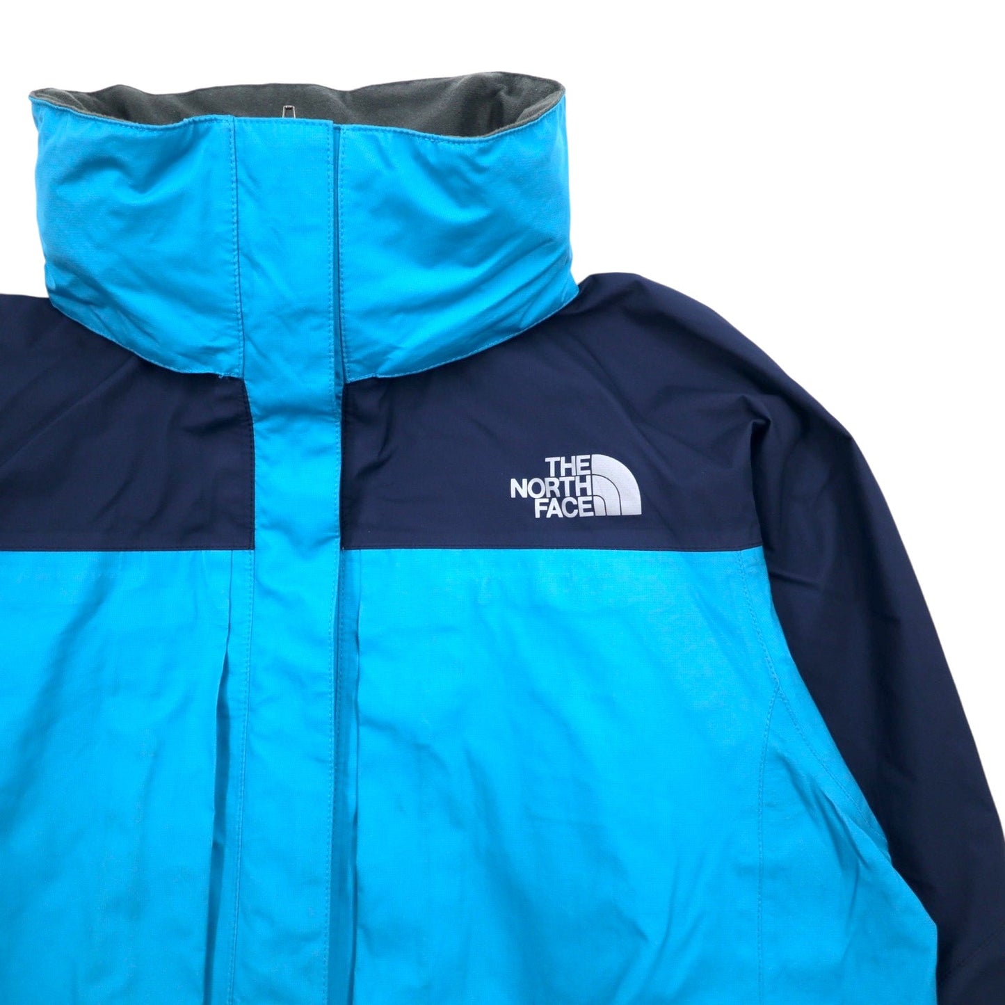 THE NORTH FACE RAINTEX PLASMA and GORE-TEX waterproof mountain parka set, size L, blue/navy, nylon, NPW11402