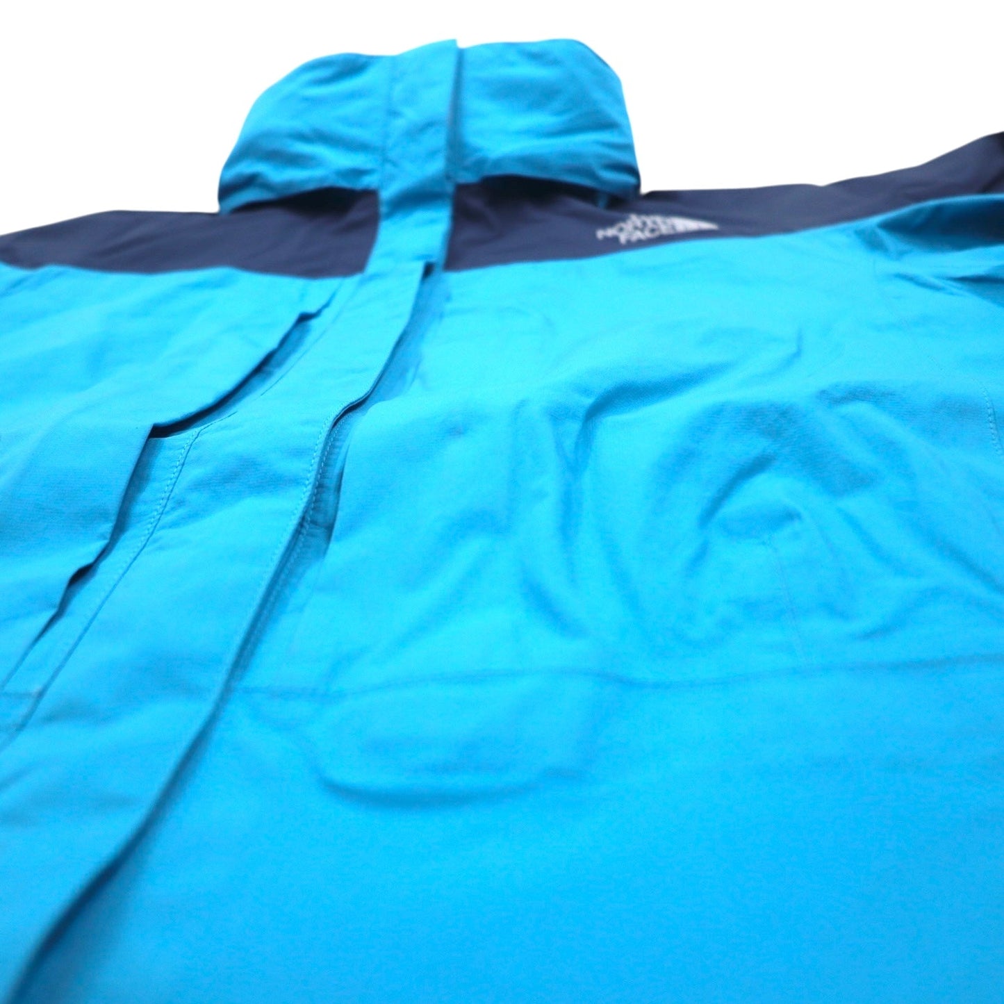 THE NORTH FACE RAINTEX PLASMA and GORE-TEX waterproof mountain parka set, size L, blue/navy, nylon, NPW11402