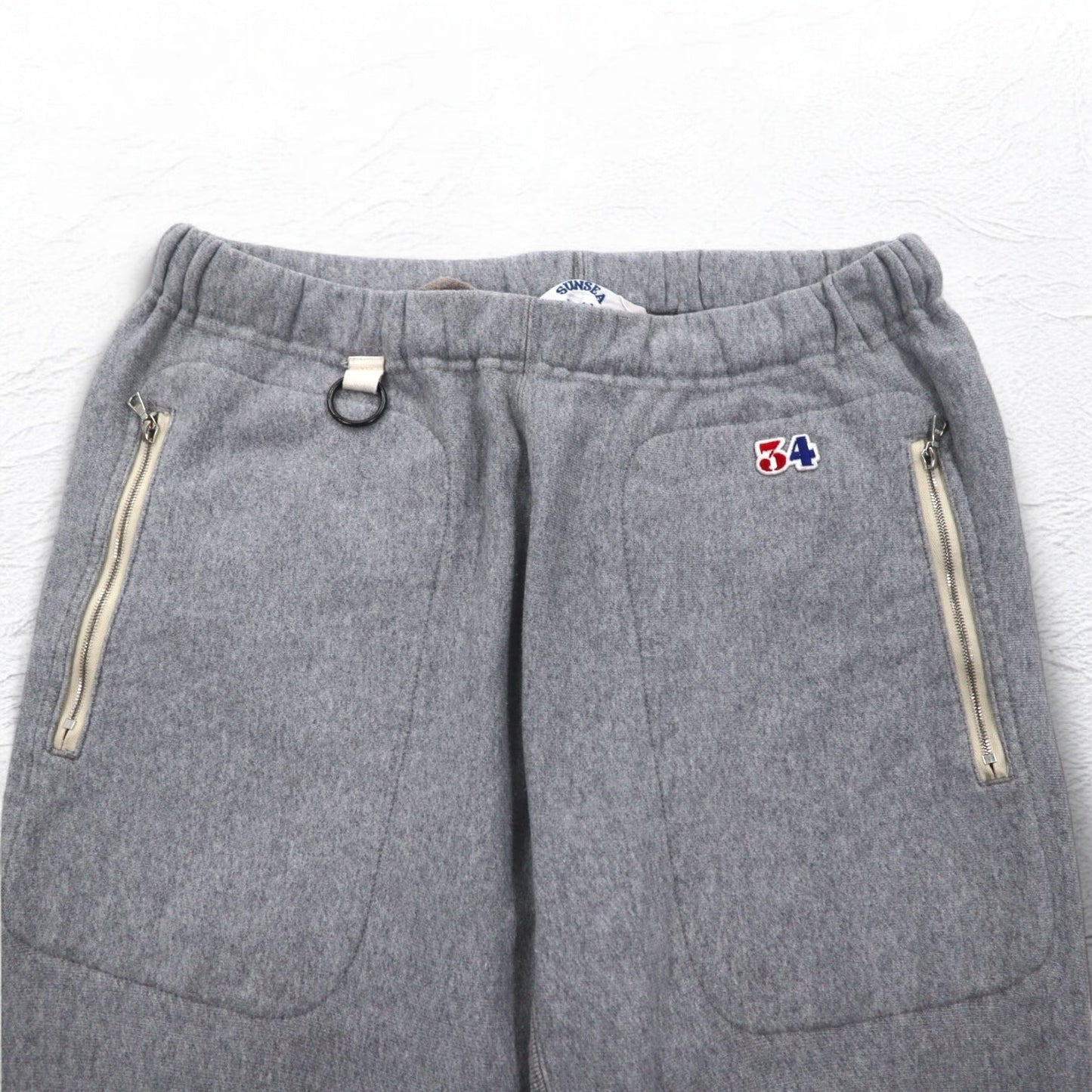 SUNSEA Sweatpants, Large, Gray, Cotton, Louis Malle Ending Sweat
