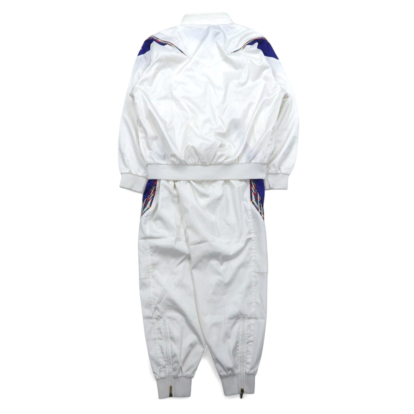 adidas Descente 90s Track Jacket and Jersey Set, Size O, White, with Embroidered Trefoil Logo