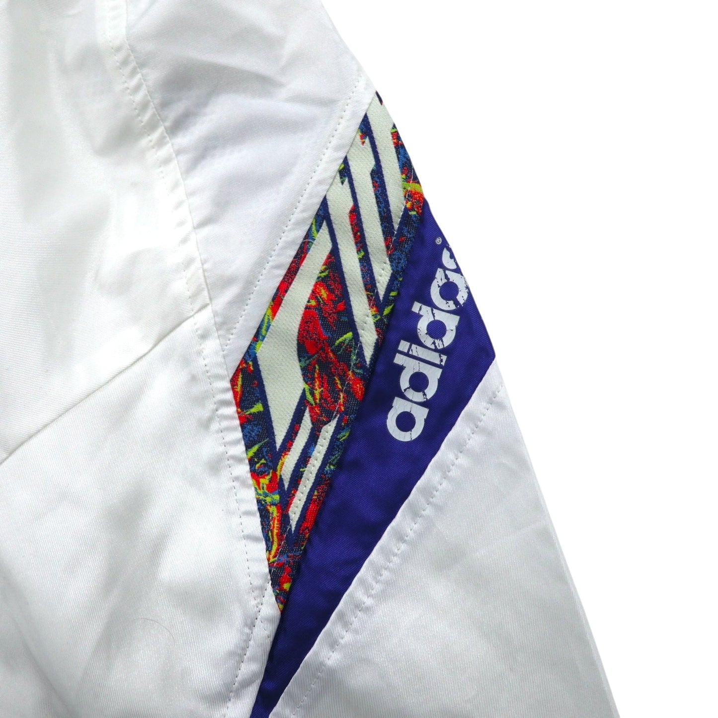 adidas Descente 90s Track Jacket and Jersey Set, Size O, White, with Embroidered Trefoil Logo