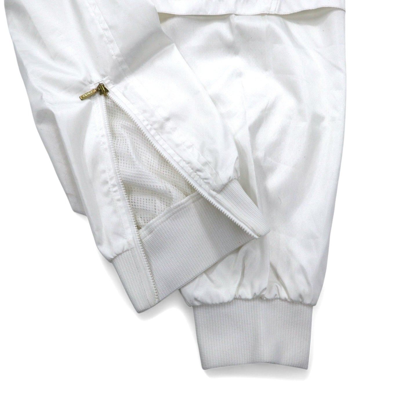 adidas Descente 90s Track Jacket and Jersey Set, Size O, White, with Embroidered Trefoil Logo