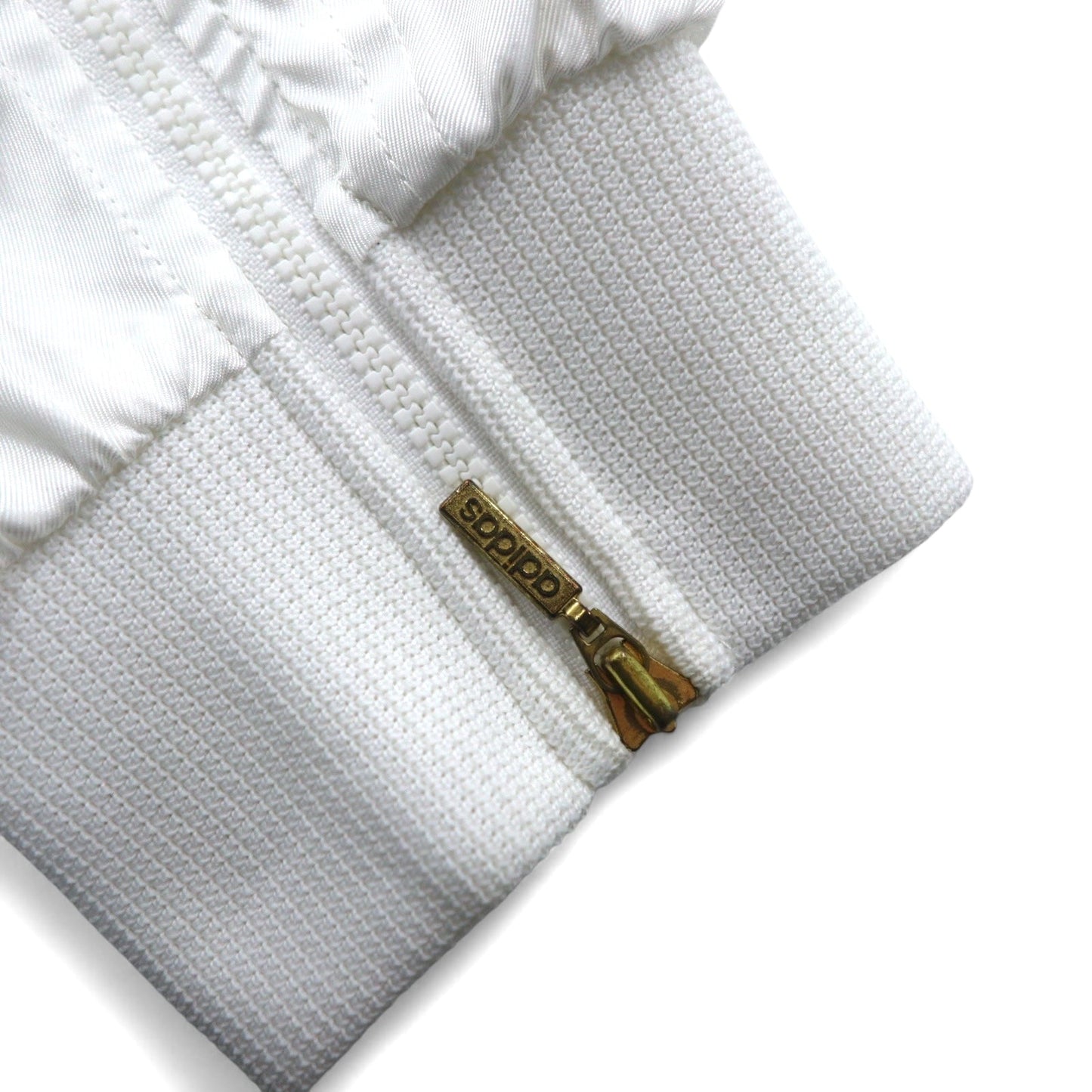 adidas Descente 90s Track Jacket and Jersey Set, Size O, White, with Embroidered Trefoil Logo