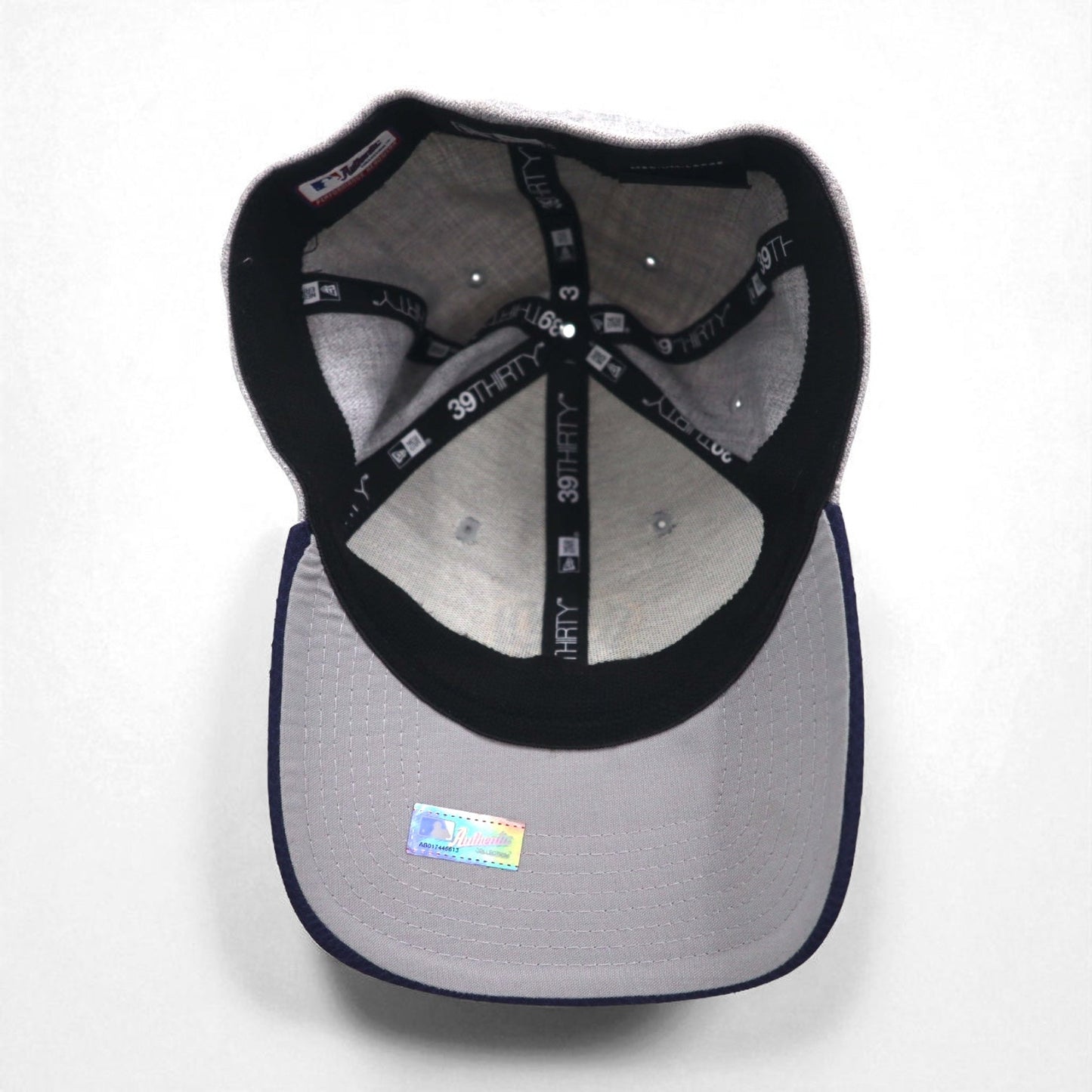 NEW ERA バイカラー ベースボールキャップ M/L グレー ネイビー MLB Milwaukee Brewers