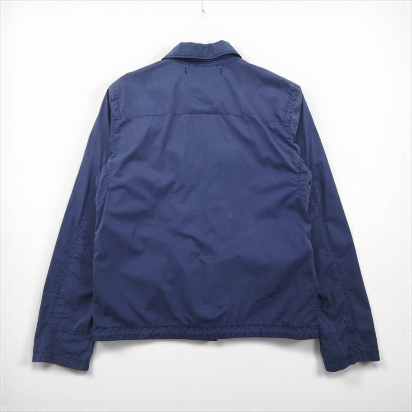 J.CREW マリンジャケット ヴィンテージ加工 カバーオール M チンストラップ ドローコード ダブルジップ 8504-05-3617 BROKEN IN