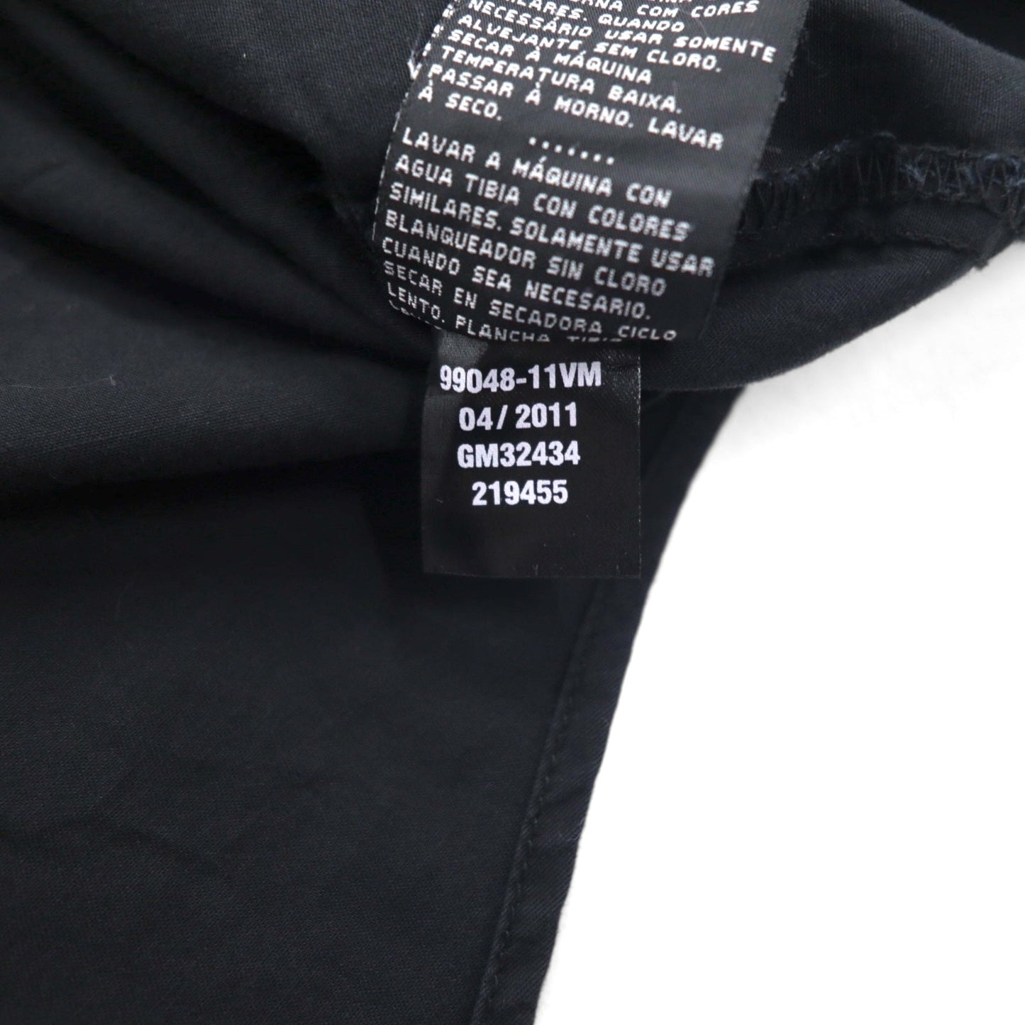 HARLEY DAVIDSON RACING Short Sleeve Racing Shirt, XL, Black Cotton, Double Pockets, Back Logo Embroidery