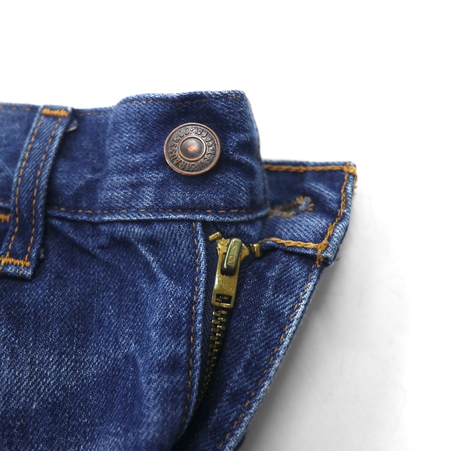 LEVI'S VINTAGE CLOTHING ( LVC ) 606 オレンジタブ ビッグE デニムパンツ ジーンズ M インディゴ 42TALONジップ 1969 30605-0056